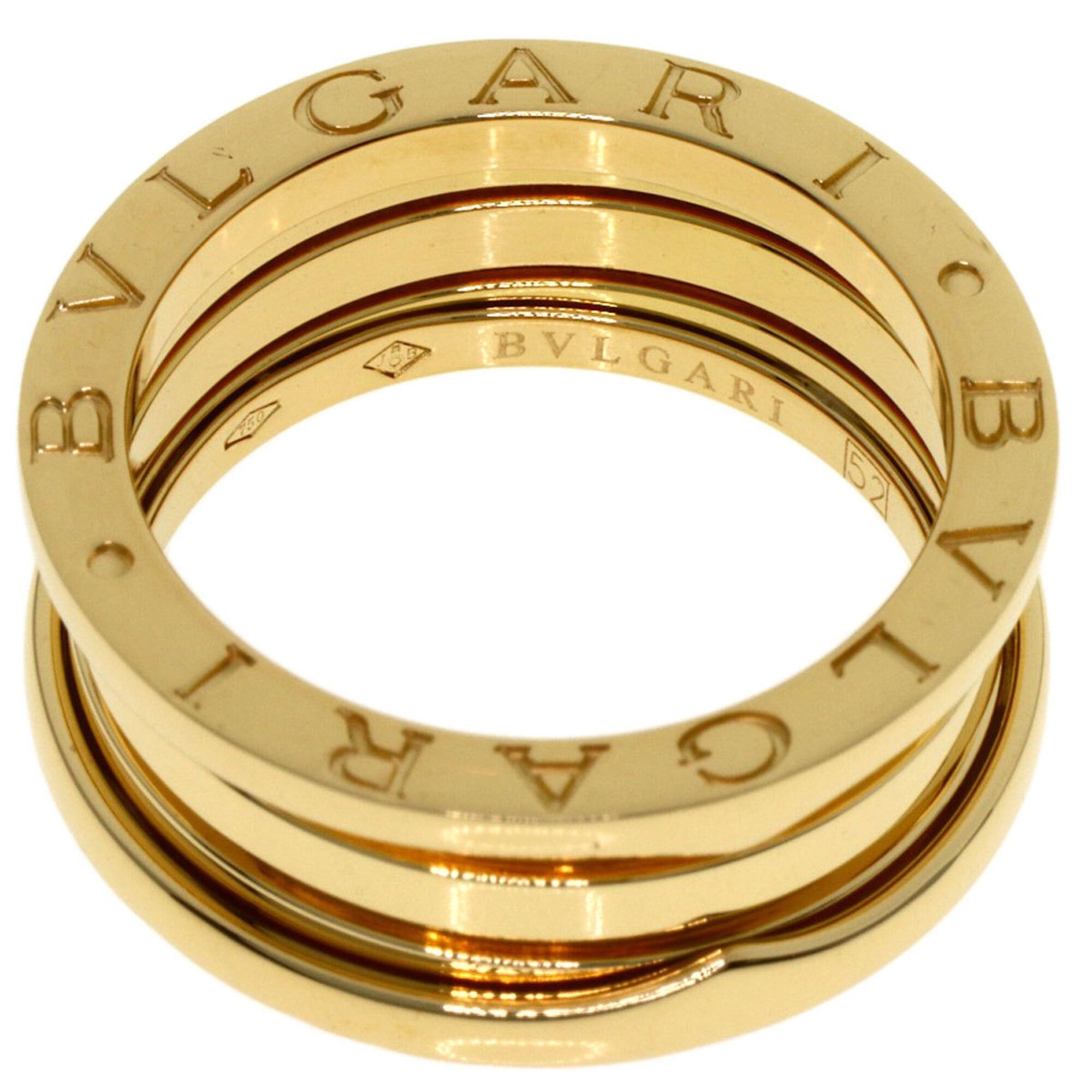 Bvlgari BVLGARI B-zero1 2-band ring #52, 18K yellow gold, women's. Size ONE SIZE - 4 Thumbnail