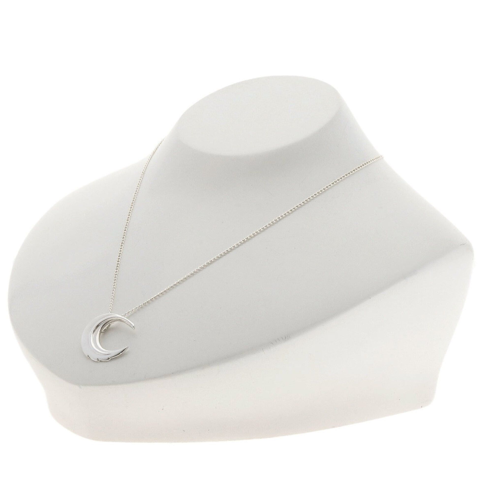 Tiffany & Co. Tiffany & Co. Crescent Moon Necklace, Silver, Women's. Size ONE SIZE - 4 Thumbnail