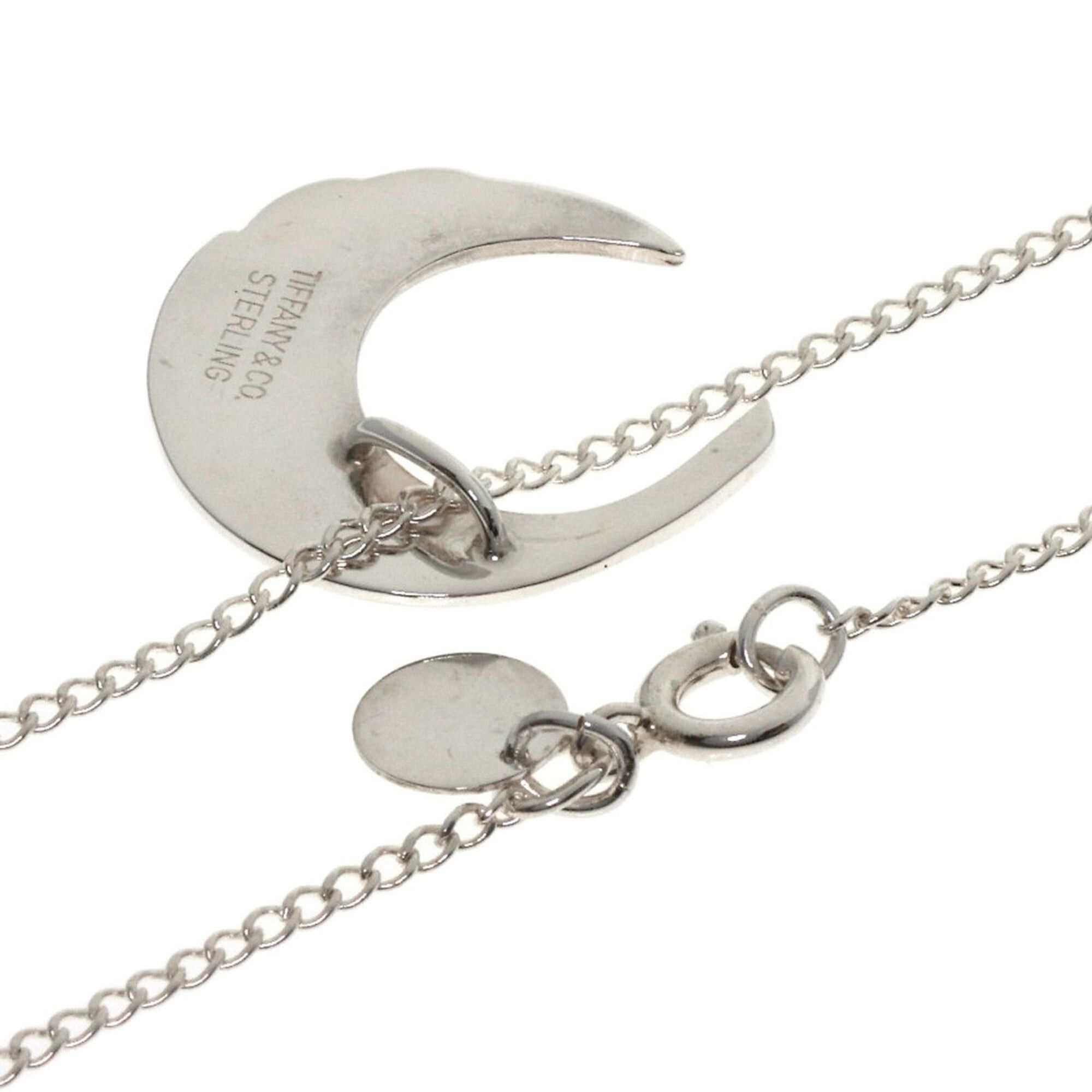 Tiffany & Co. Tiffany & Co. Crescent Moon Necklace, Silver, Women's. Size ONE SIZE - 2 Thumbnail