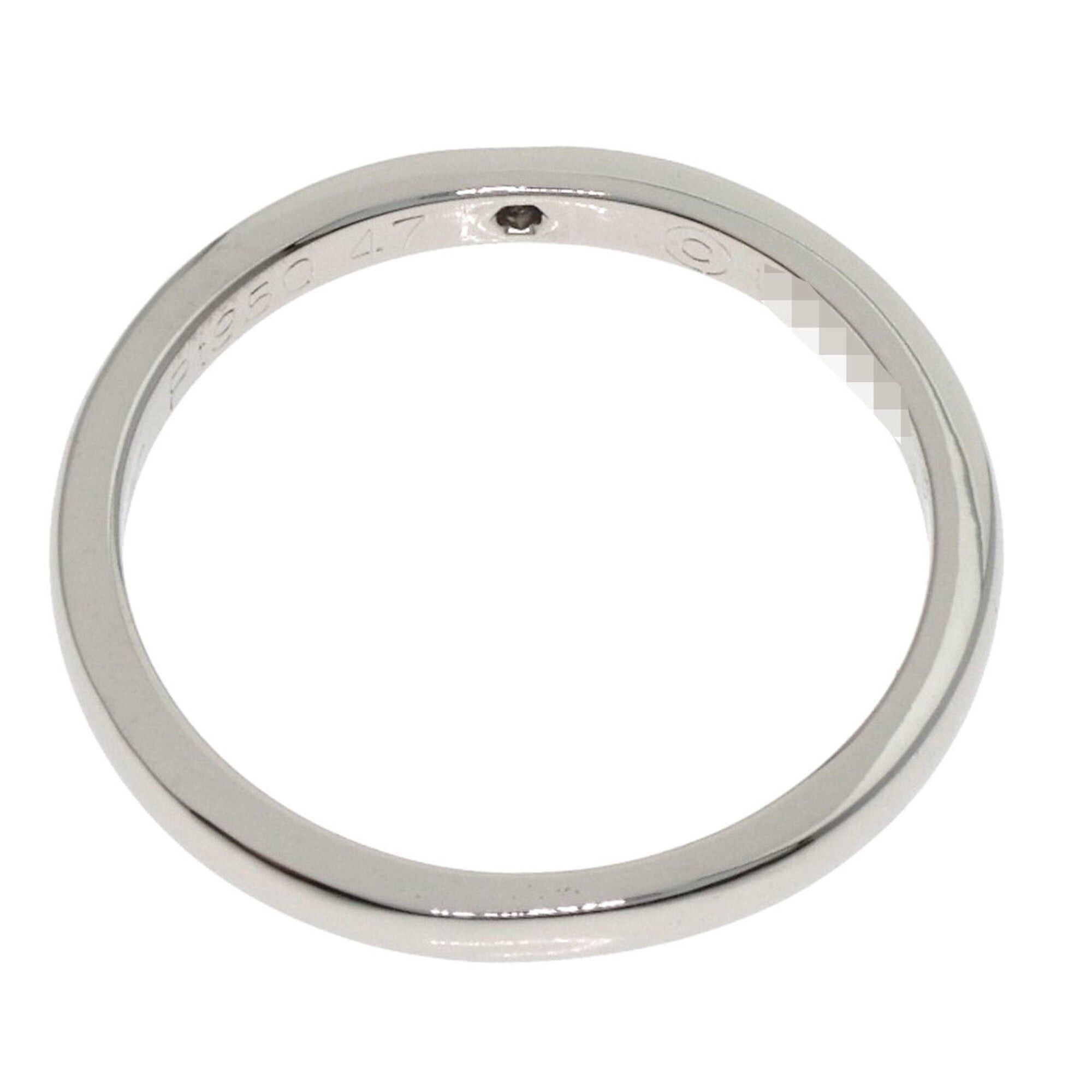 Cartier Cartier Wedding 1P Diamond Ring Platinum PT950 Women's CARTIER Size ONE SIZE - 4 Thumbnail
