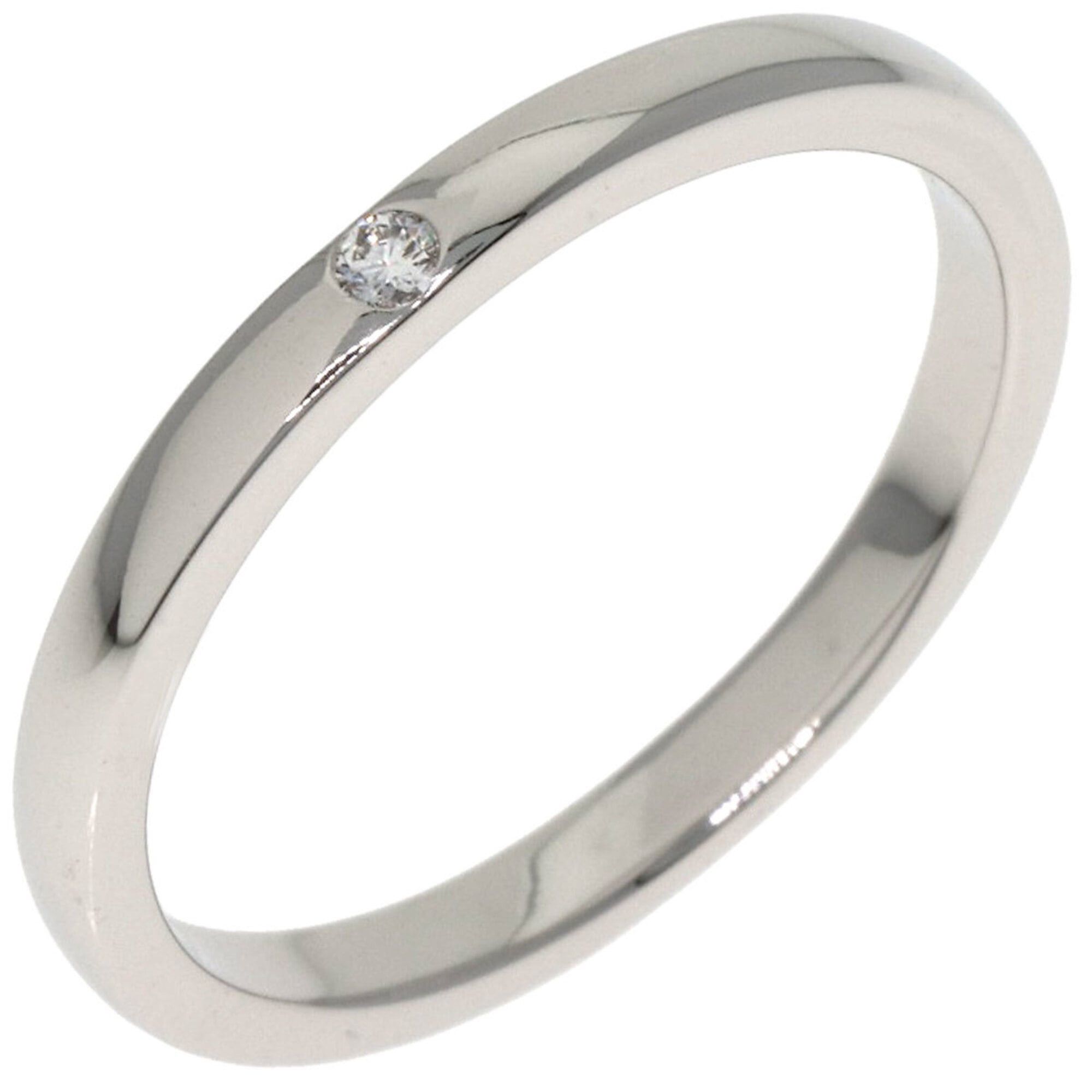 Cartier Cartier Wedding 1P Diamond Ring Platinum PT950 Women's CARTIER Size ONE SIZE - 2 Thumbnail