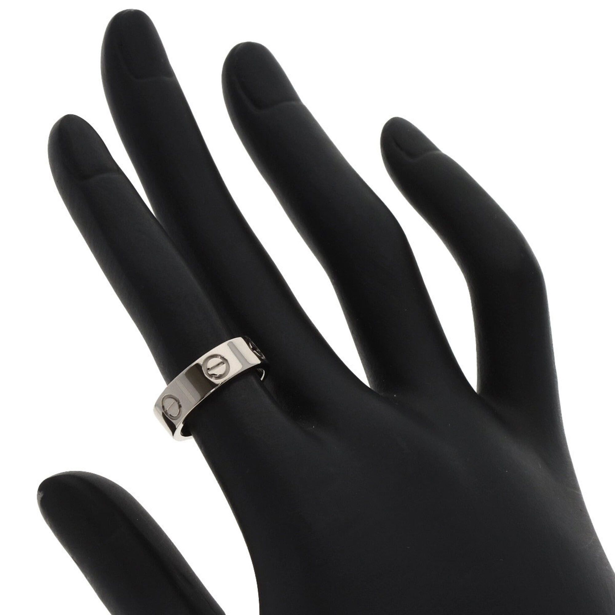 Cartier Cartier Love Ring #49, 18K White Gold, Women's Ring, CARTIER Size ONE SIZE - 5 Thumbnail