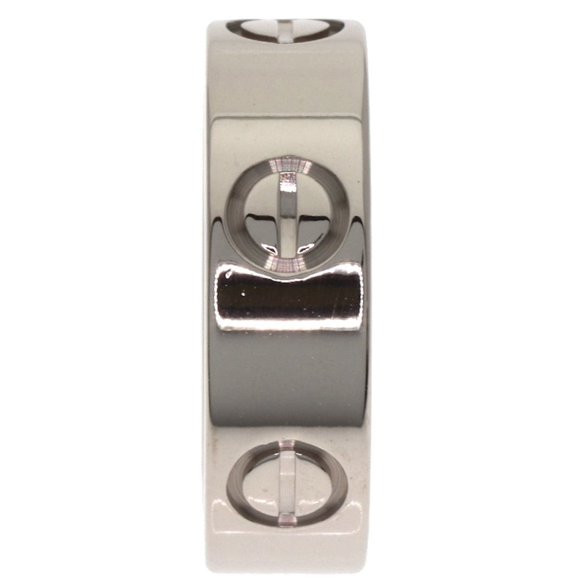Cartier Cartier Love Ring #49, 18K White Gold, Women's Ring, CARTIER Size ONE SIZE - 6 Thumbnail