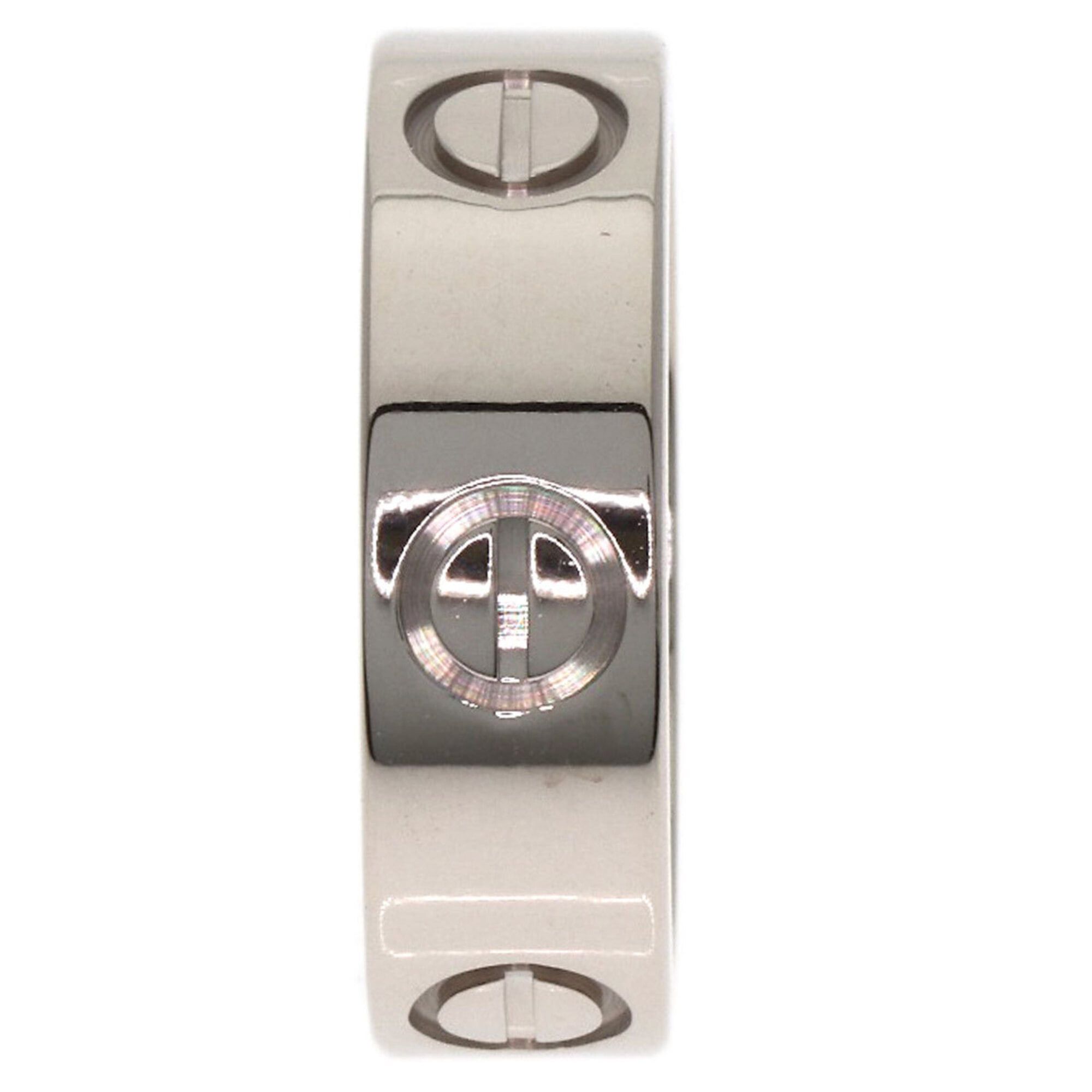 Cartier Cartier Love Ring #49, 18K White Gold, Women's Ring, CARTIER Size ONE SIZE - 3 Thumbnail