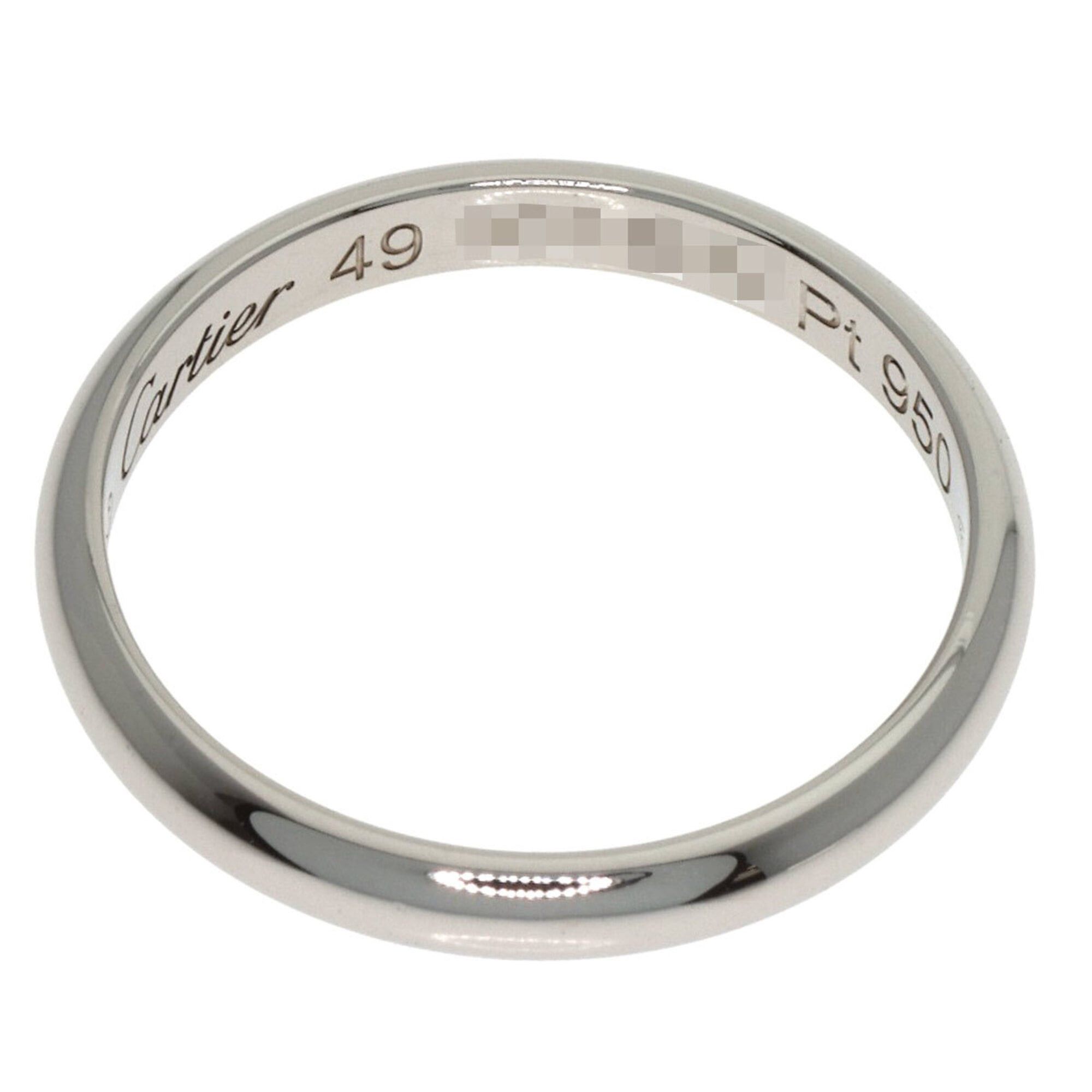 Cartier Cartier 1895 Wedding Ring #49 Platinum PT950 Women's CARTIER Size ONE SIZE - 4 Thumbnail
