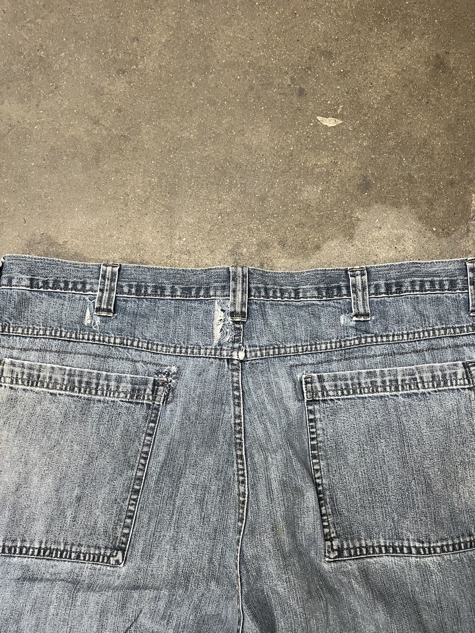 Vintage × Wrangler Vitnage 2000s Wrangler Baggy Cargo Denim Jeans Size 44 Size US 42 / EU 58 - 4 Thumbnail