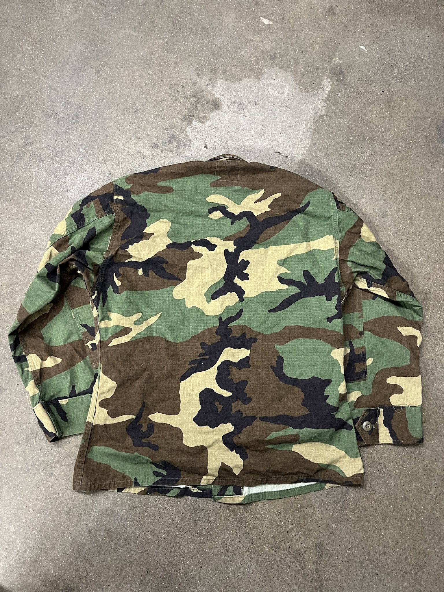 Vintage Vintage 1990s Woodland Camo Military US Army Rip Stop Field Shirt Size Small Size US S / EU 44-46 / 1 - 3 Thumbnail