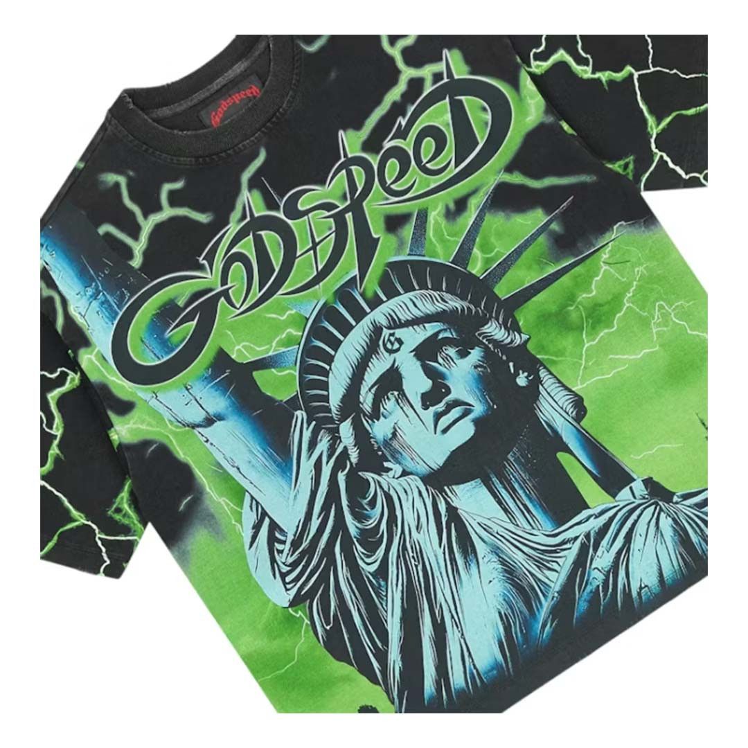 Godspeed Voltage Black Lime Tee Size US XXL / EU 58 / 5 - 2 Thumbnail