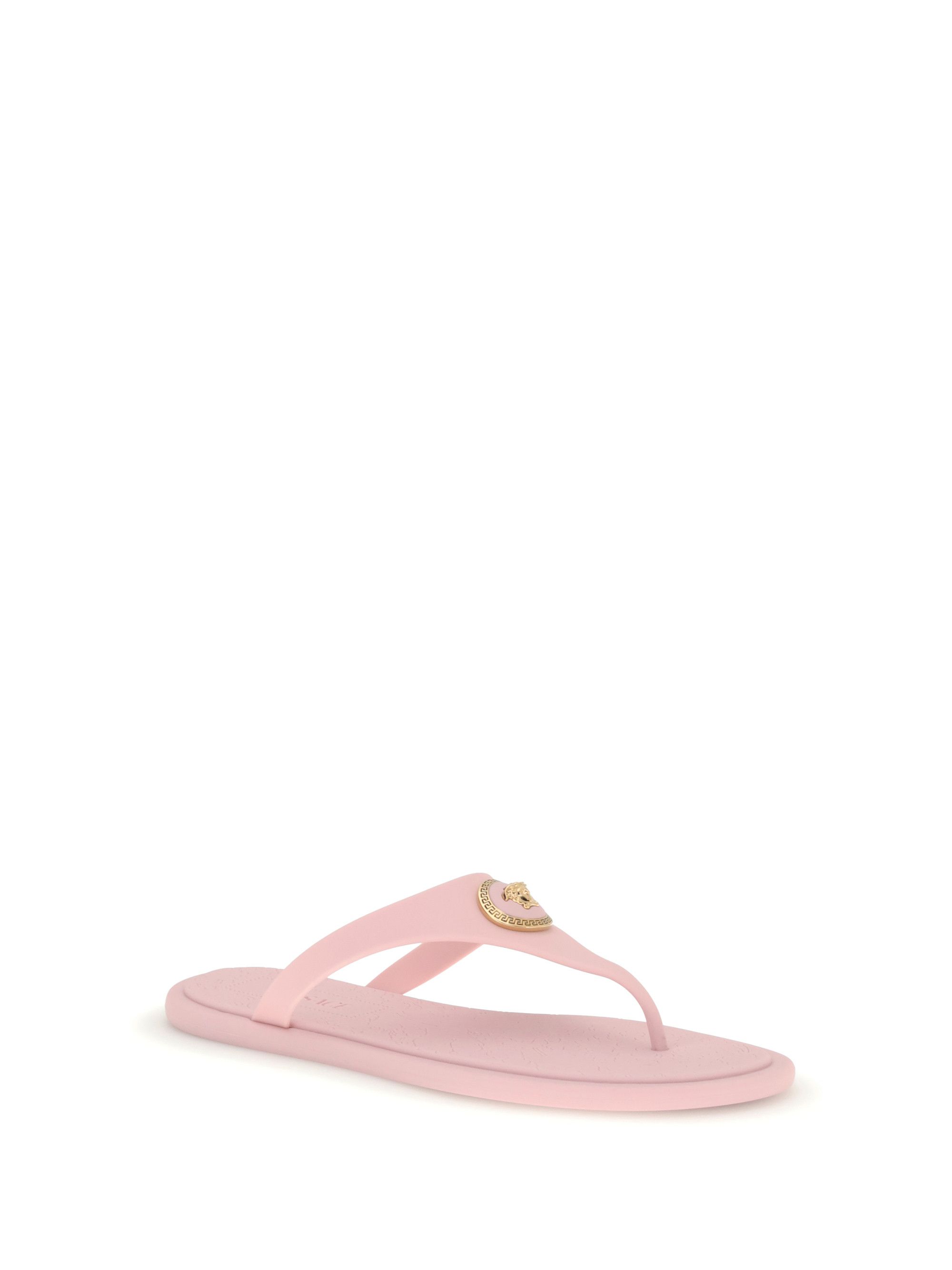 Versace Rubber Thong Sandals Size US 5 / IT 35 - 2 Thumbnail