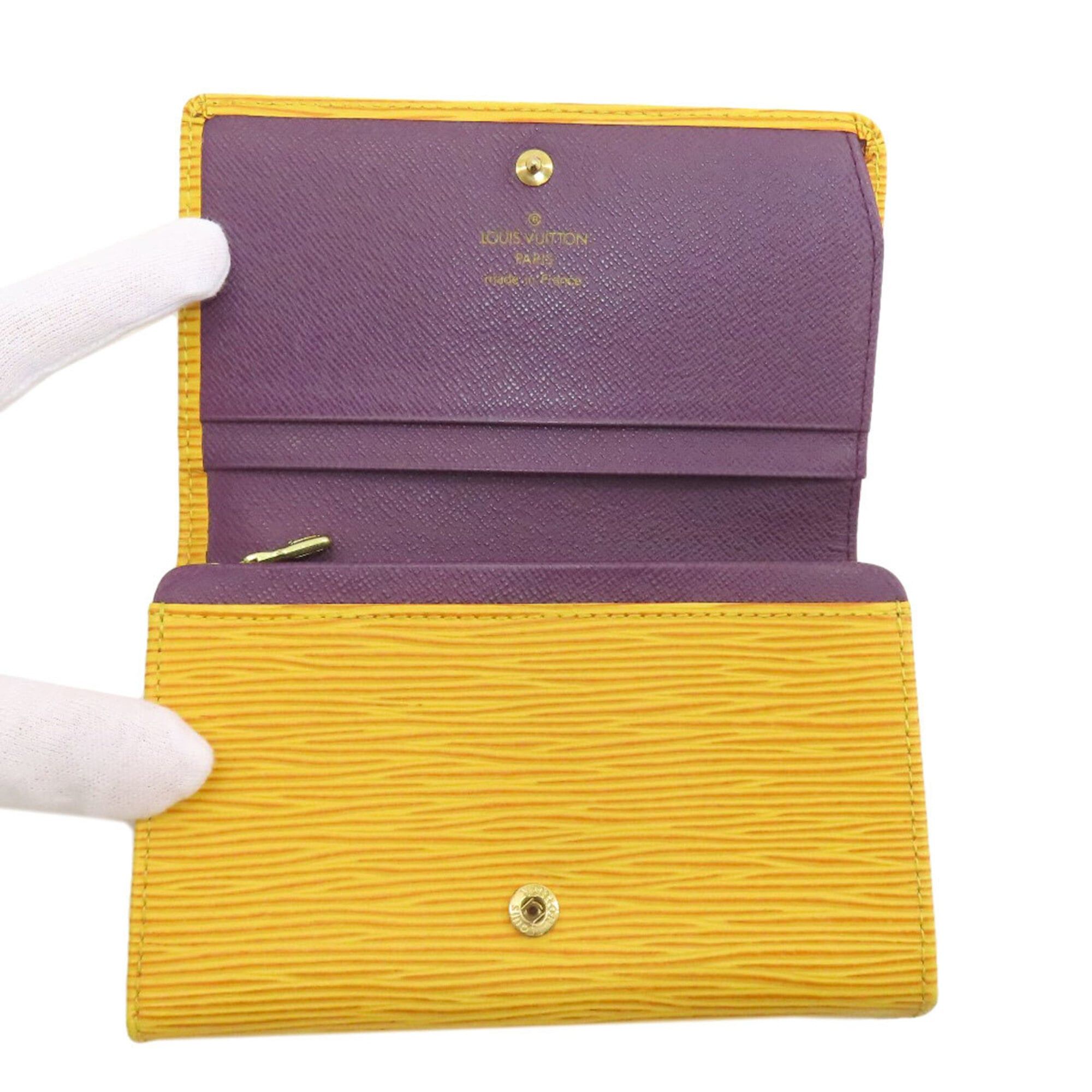 Louis Vuitton Louis Vuitton M63509 Portemonnaie Billet Trésor Bi-fold Wallet, Epi Leather, Women's LOUIS VUITTON Size ONE SIZE - 4 Thumbnail