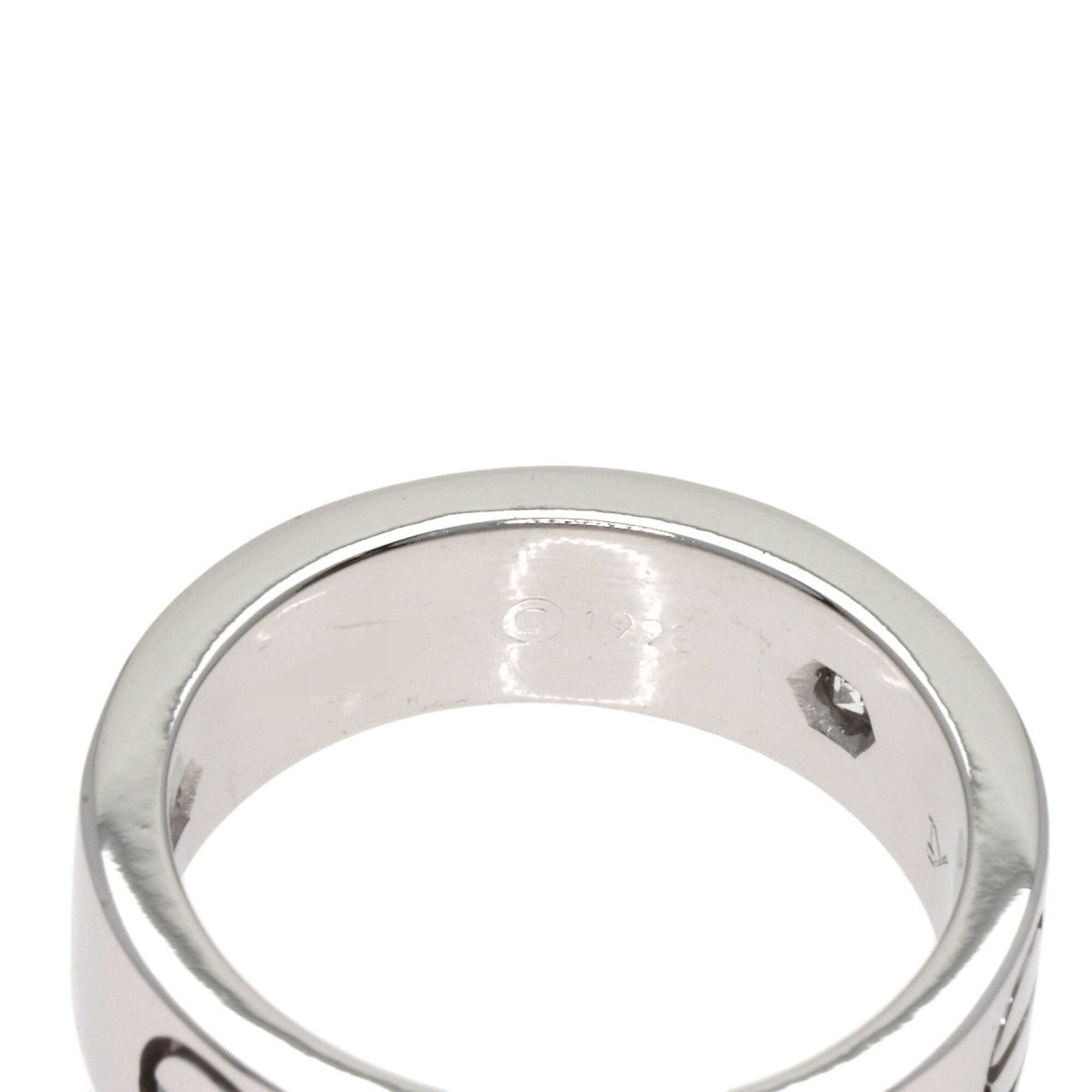 Cartier Cartier Love Ring Half Diamond 18K White Gold Women's CARTIER Size ONE SIZE - 5 Thumbnail