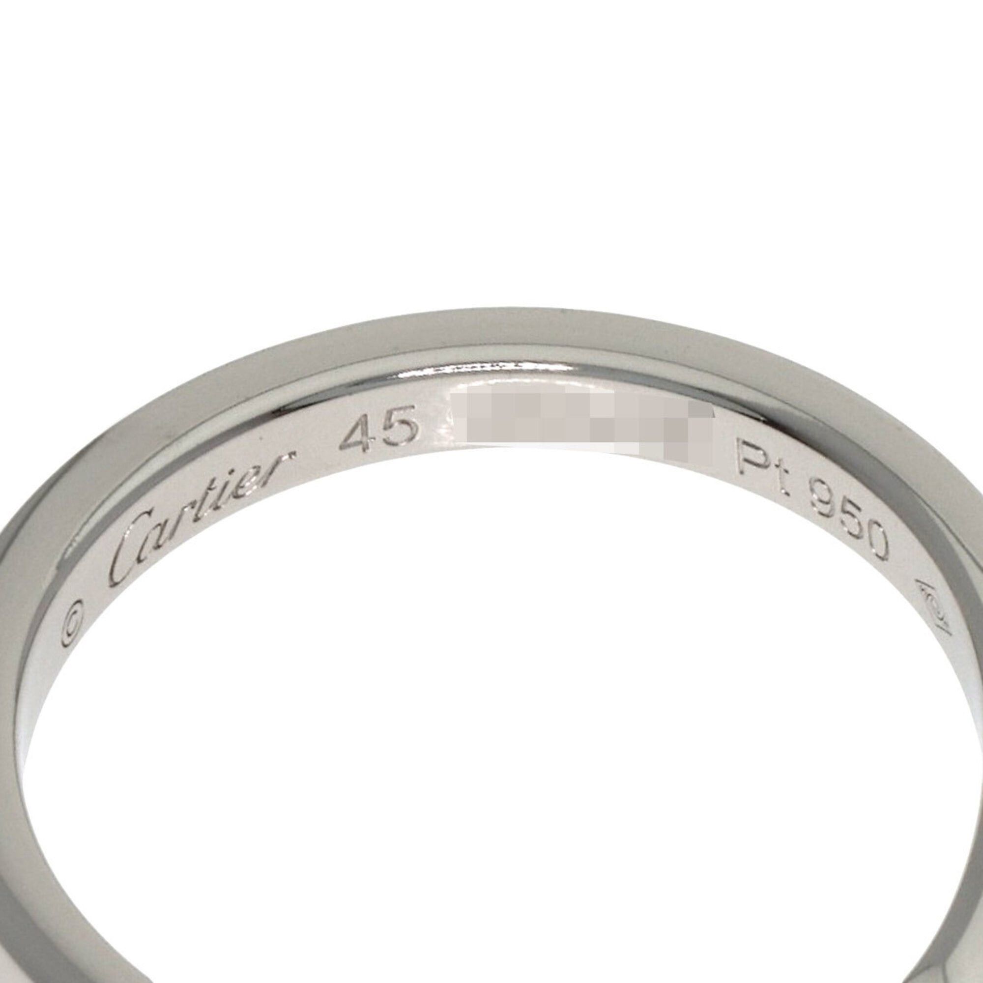 Cartier Cartier Ballerina Wedding 3-Diamond Ring, Size 45, Platinum PT950, Women's. Size ONE SIZE - 5 Thumbnail