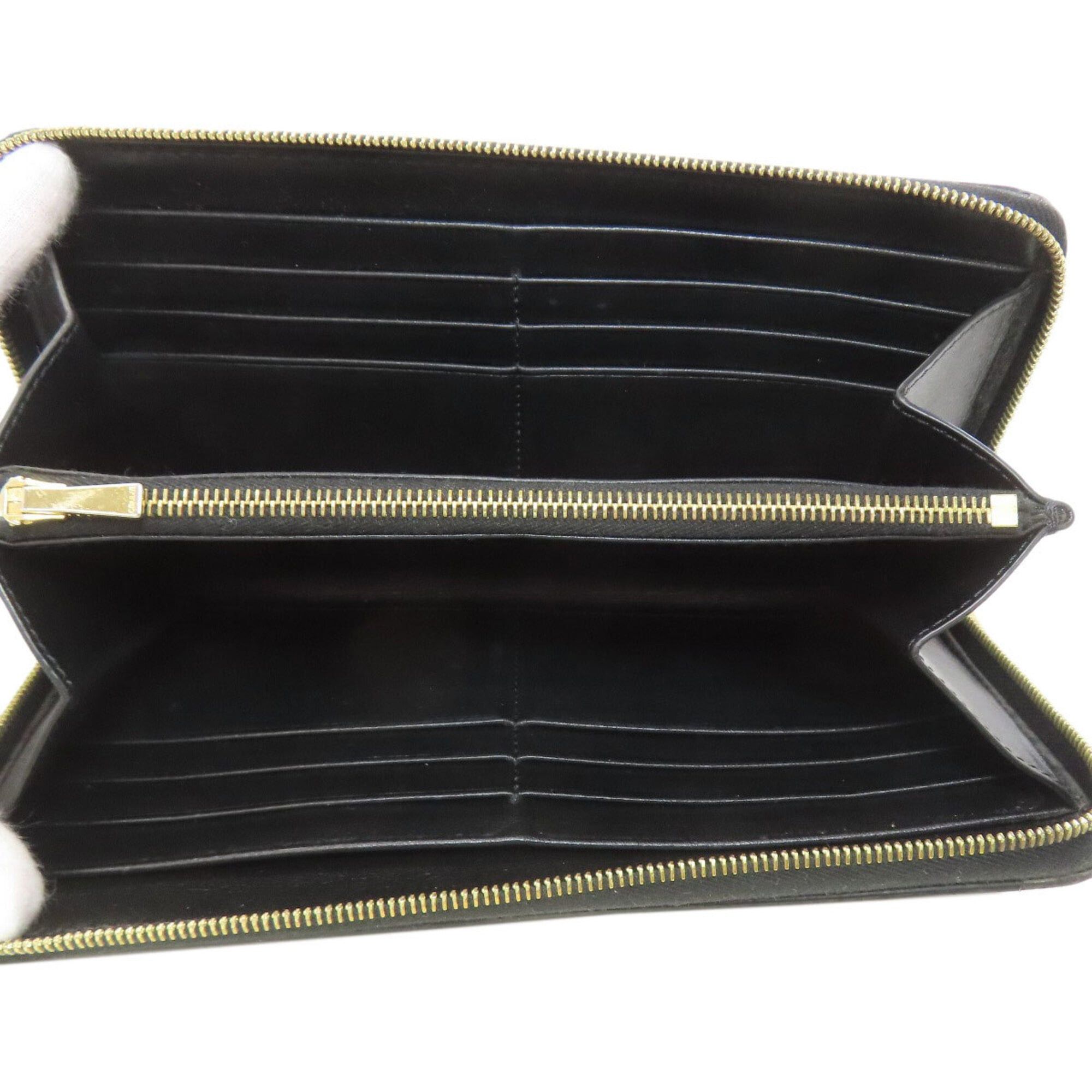 Celine Celine Round Zip Long Wallet Leather Women's CELINE Size ONE SIZE - 4 Thumbnail
