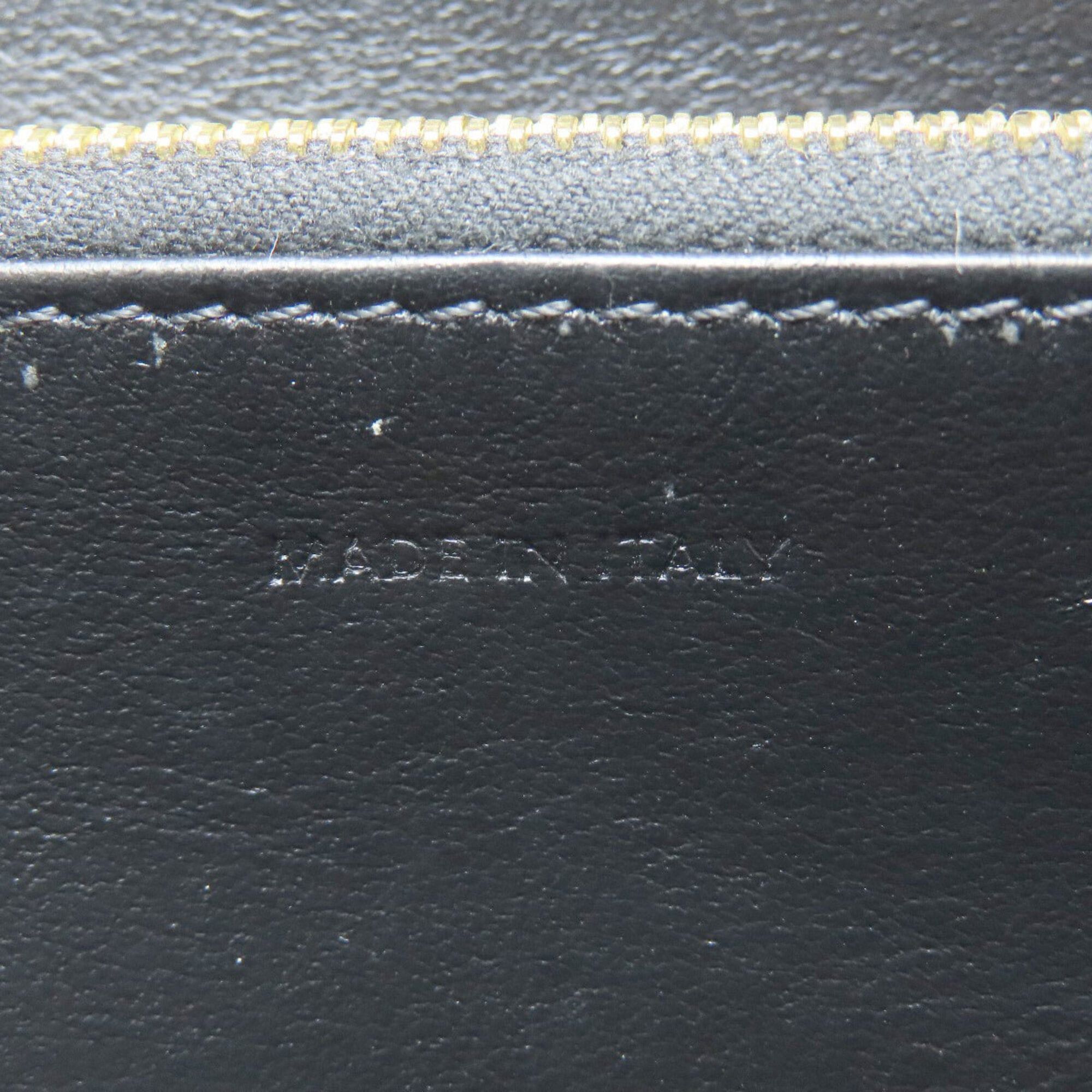 Celine Celine Round Zip Long Wallet Leather Women's CELINE Size ONE SIZE - 8 Thumbnail