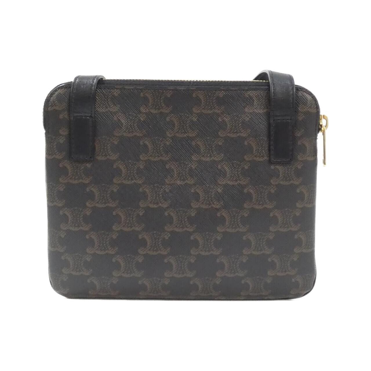 Celine Celine Celine Triomphe Canvas Shoulder Bag Textile Shoulder Bag 194282CAA DUTY FREE for USA Size ONE SIZE - 2 Thumbnail