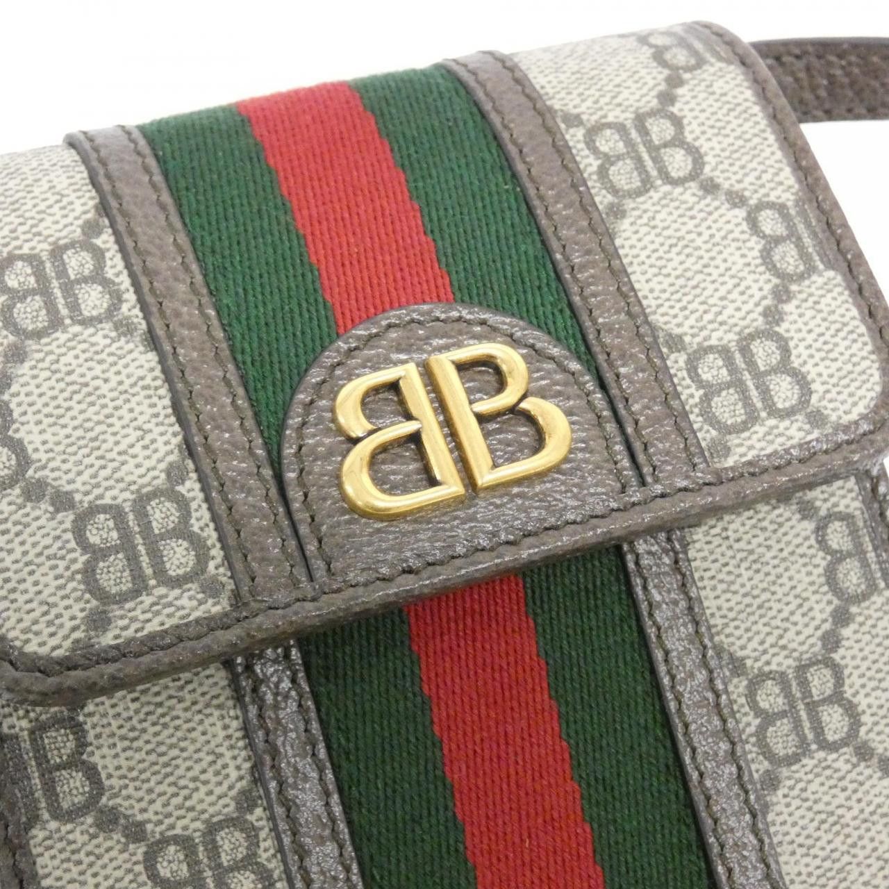 Balenciaga Balenciaga Balenciaga Coated Canvas Shoulder Bag Textile Shoulder Bag 680130 2103U DUTY FREE for USA Size ONE SIZE - 5 Thumbnail