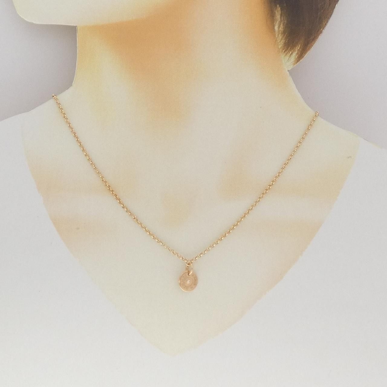 Hermes Hermes Hermes Ex-Libris 750 Pink Gold Diamond Necklace Precious Metal Necklace DUTY FREE for USA Size ONE SIZE - 6 Thumbnail