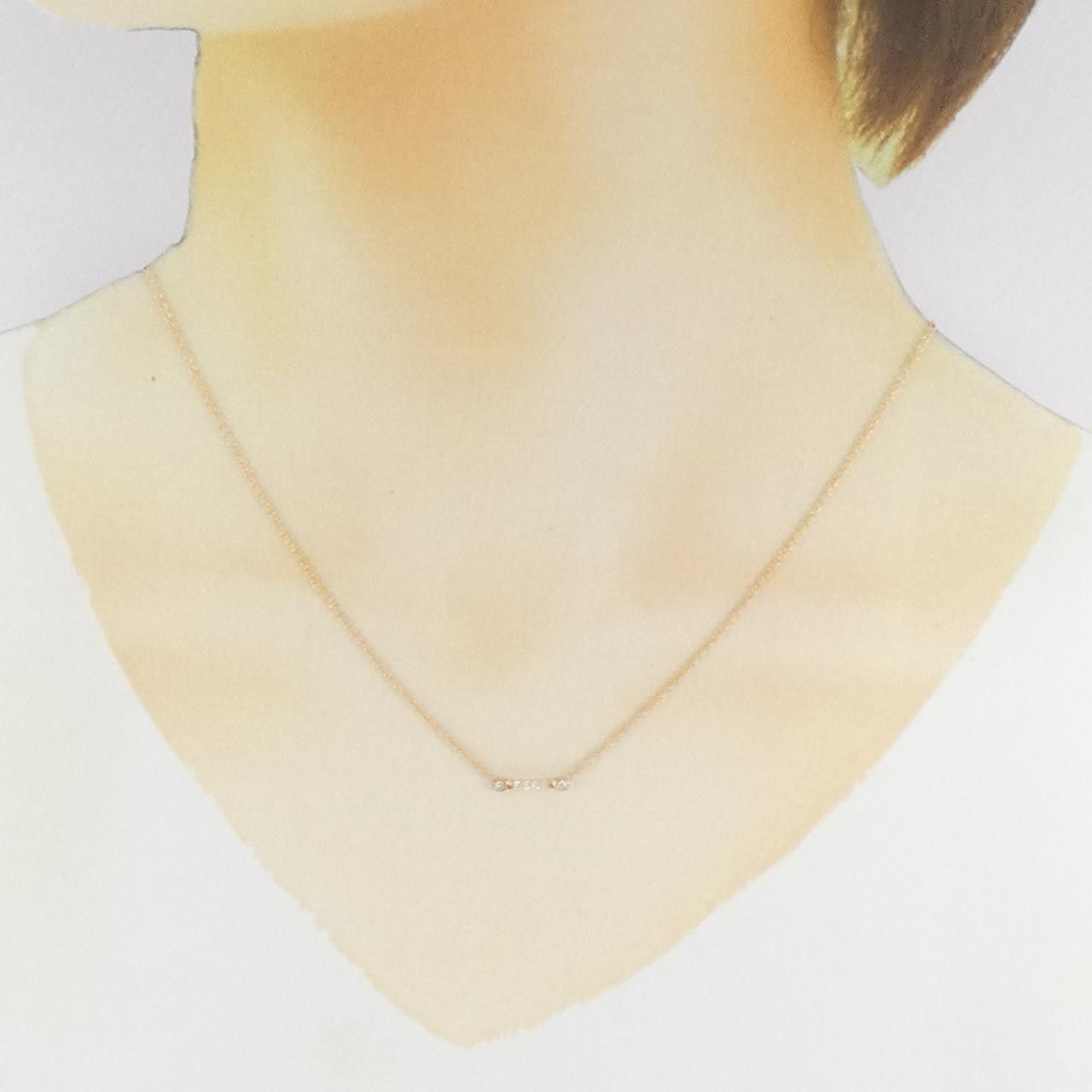 Tiffany & Co. Tiffany & Co. Tiffany Fleur de Lis Stem 750 Pink Gold Diamond Necklace Precious Metal Necklace 60012041 DUTY FREE for USA Size ONE SIZE - 6 Thumbnail