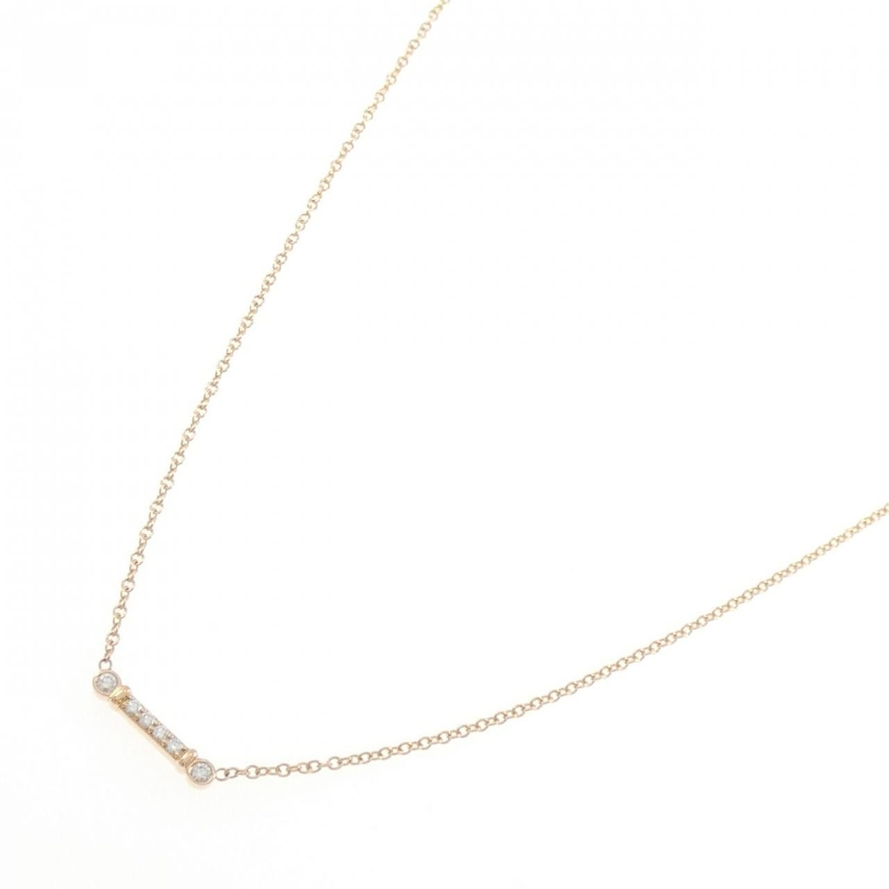 Tiffany & Co. Tiffany & Co. Tiffany Fleur de Lis Stem 750 Pink Gold Diamond Necklace Precious Metal Necklace 60012041 DUTY FREE for USA Size ONE SIZE - 2 Thumbnail