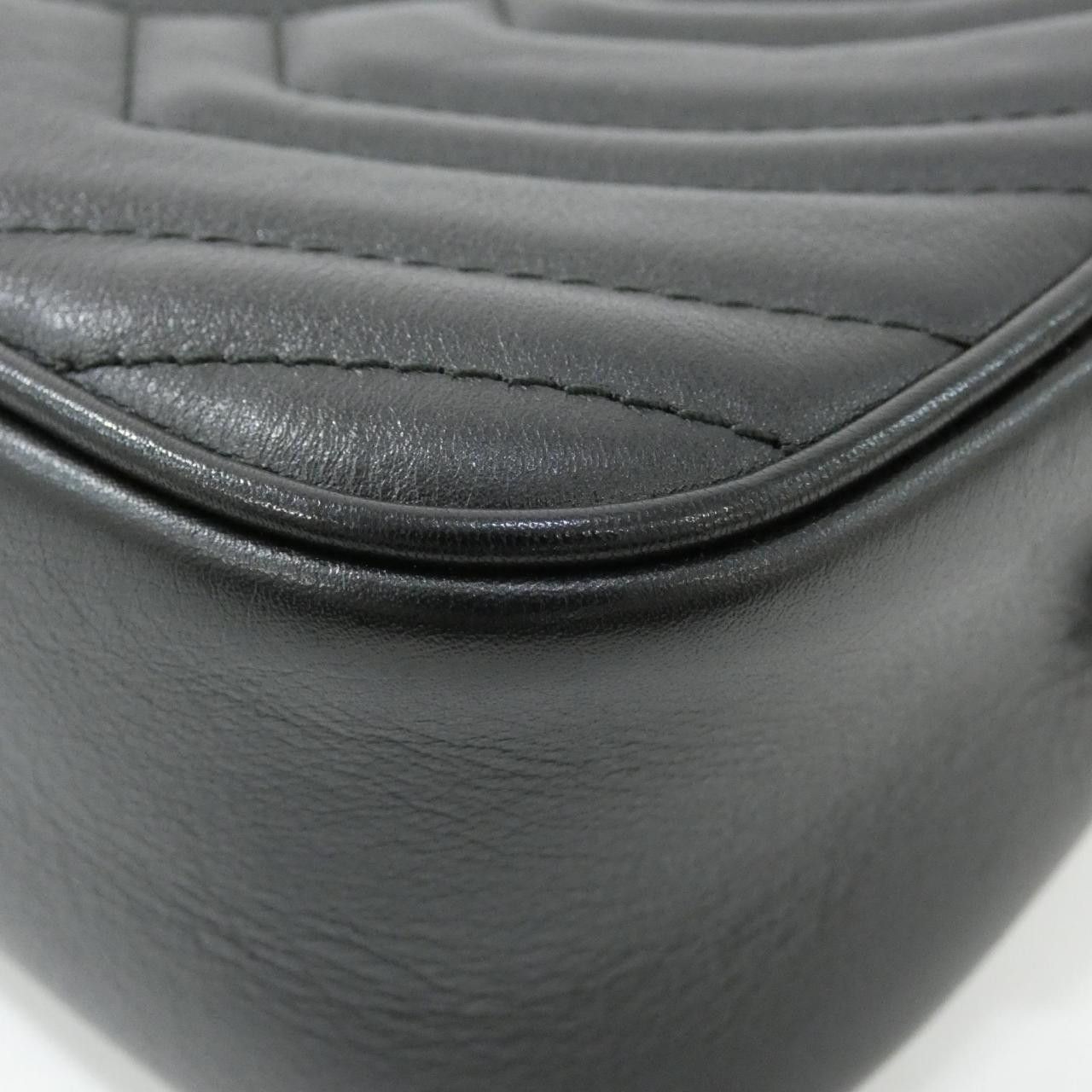 Gucci Gucci Gucci GG Marmont Quilted Chevron Leather Shoulder Bag Leather Shoulder Bag 447632DTD1T DUTY FREE for USA Size ONE SIZE - 3 Thumbnail