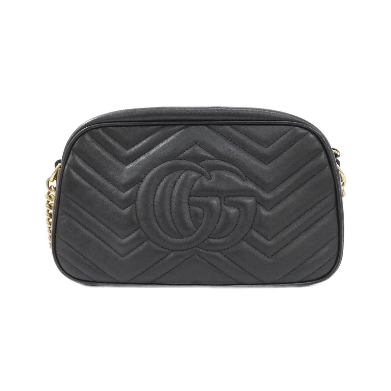 Gucci Gucci Gucci GG Marmont Quilted Chevron Leather Shoulder Bag Leather Shoulder Bag 447632DTD1T DUTY FREE for USA Size ONE SIZE - 2 Thumbnail