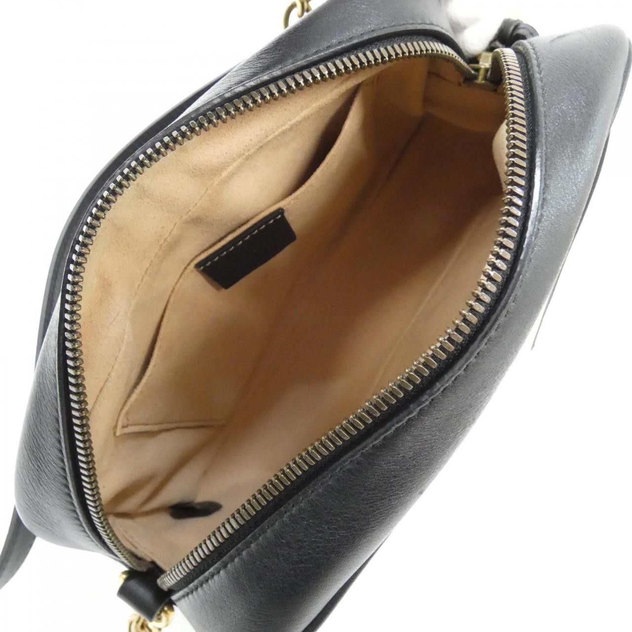 Gucci Gucci Gucci GG Marmont Quilted Chevron Leather Shoulder Bag Leather Shoulder Bag 447632DTD1T DUTY FREE for USA Size ONE SIZE - 9 Thumbnail