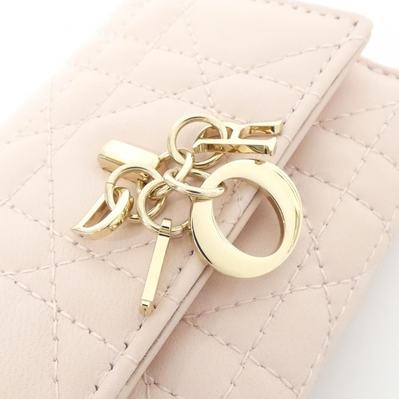 Dior Dior Christian Dior My Dior Hibiscus Lambskin Wallet Leather Short Wallet S6023ONMJ DUTY FREE for USA Size ONE SIZE - 3 Thumbnail