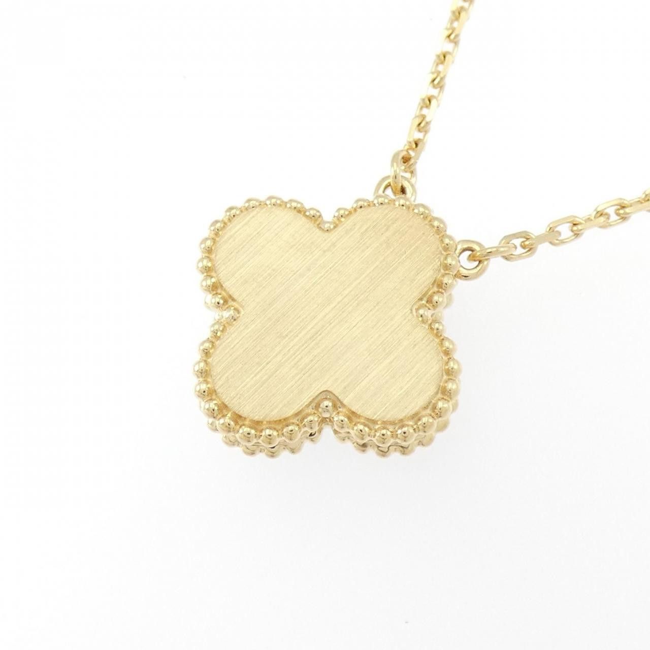 Van Cleef & Arpels Van Cleef & Arpels Van Cleef & Arpels Vintage Alhambra 750 Yellow Gold Diamond Necklace Limited Precious Metal Necklace DUTY FREE for USA Size ONE SIZE - 4 Thumbnail