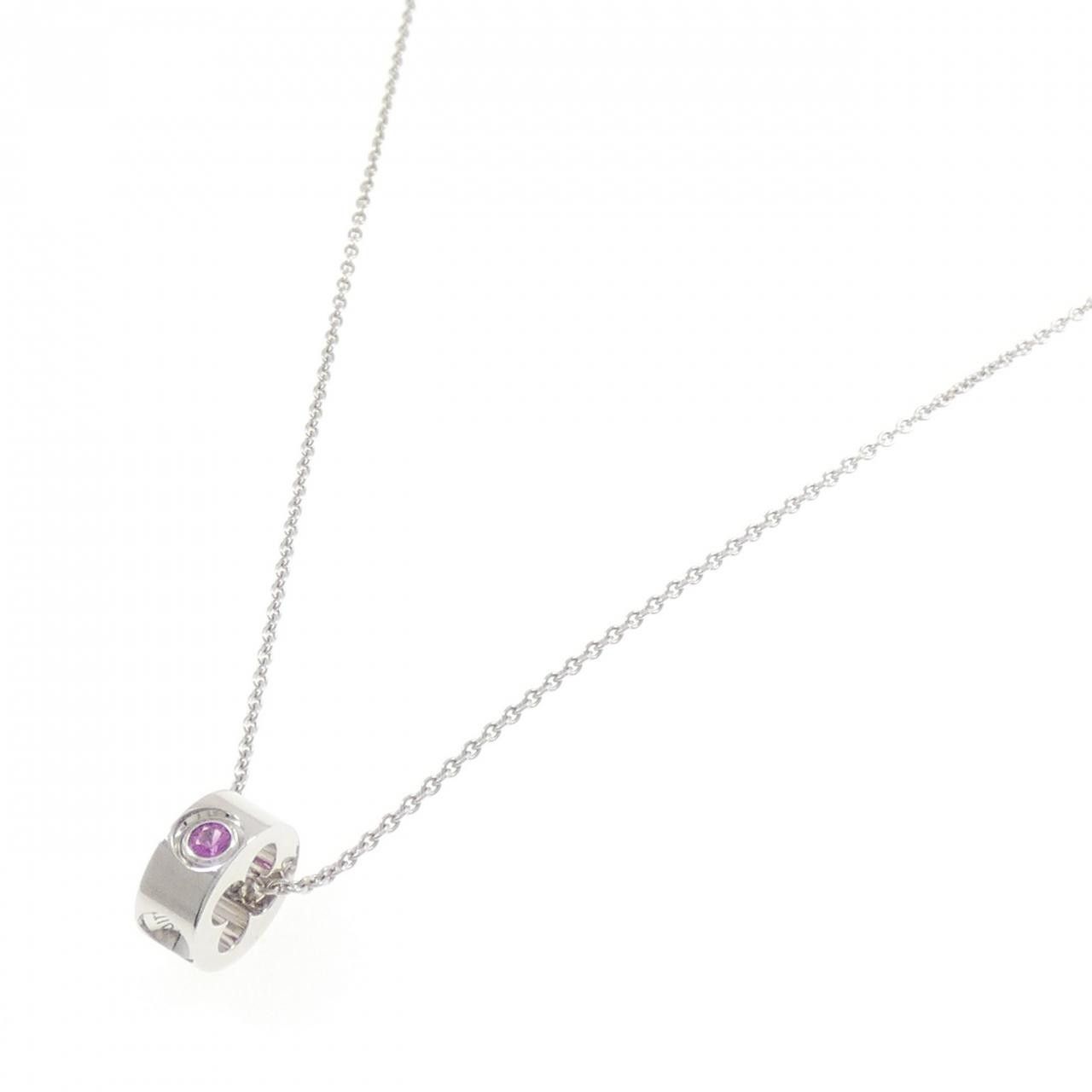 Louis Vuitton Louis Vuitton Louis Vuitton Empreinte Au750 White Gold Sapphire Necklace Precious Metal Necklace DUTY FREE for USA Size ONE SIZE - 2 Thumbnail
