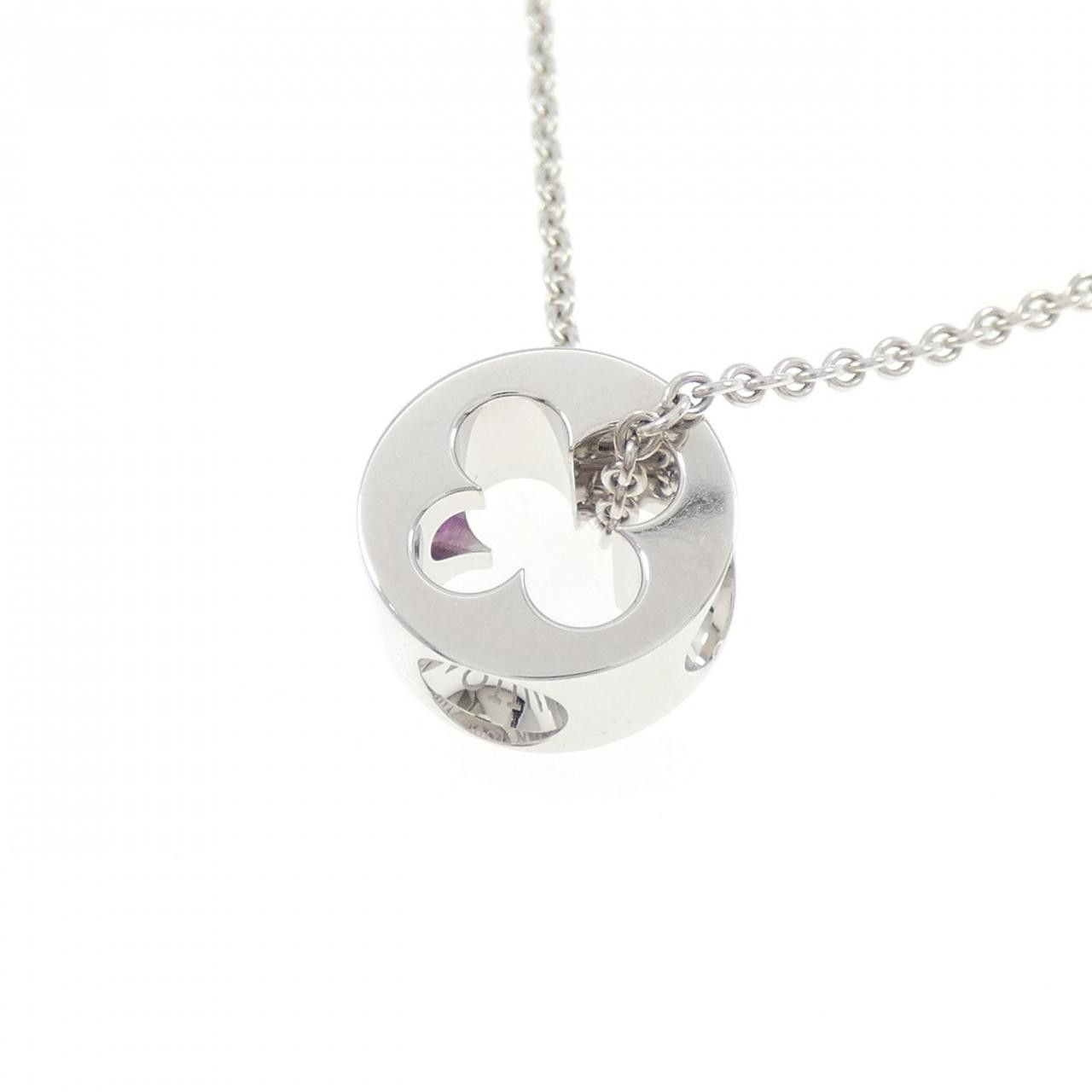Louis Vuitton Louis Vuitton Louis Vuitton Empreinte Au750 White Gold Sapphire Necklace Precious Metal Necklace DUTY FREE for USA Size ONE SIZE - 4 Thumbnail