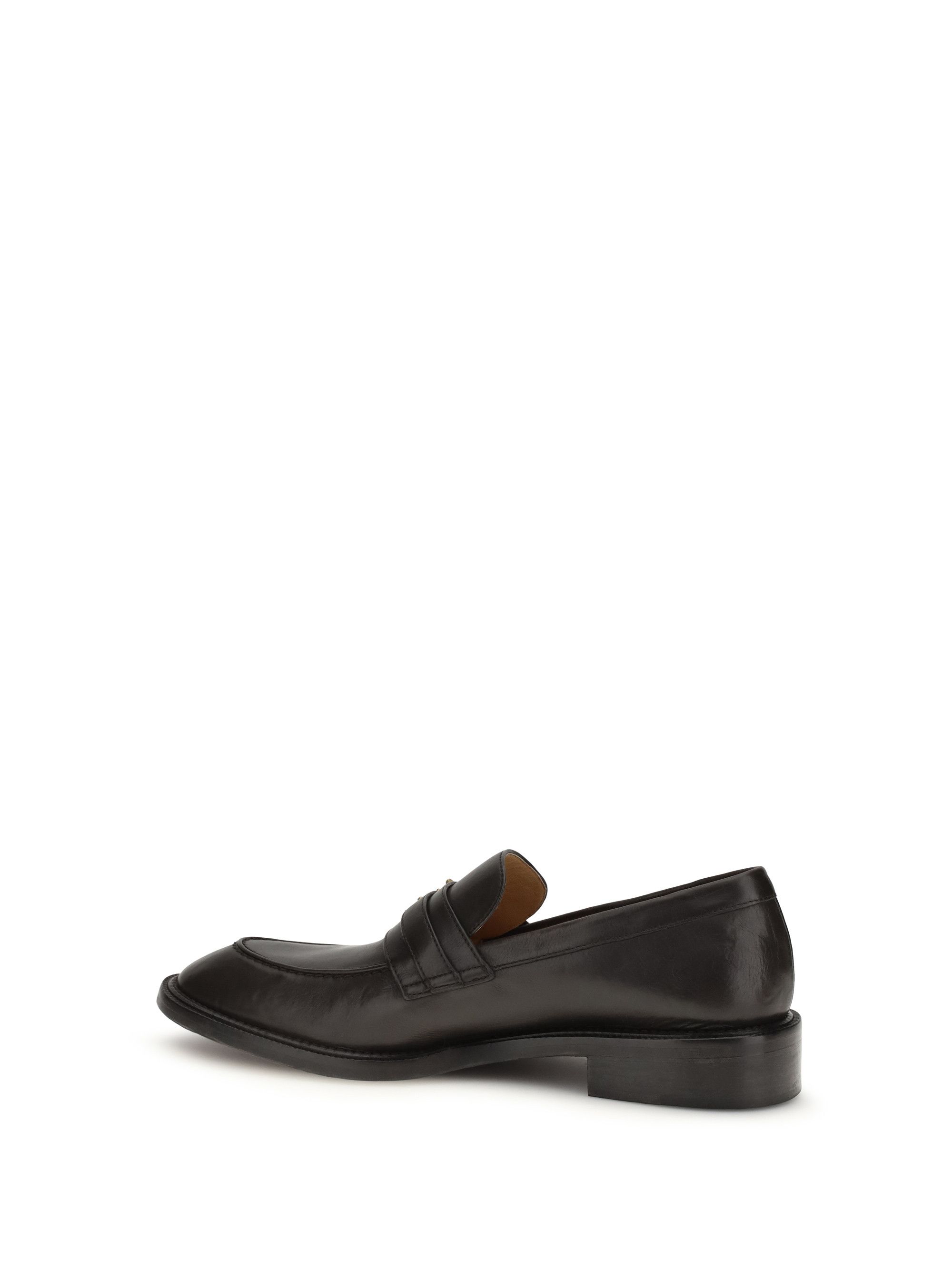 Versace Leather Loafers with Medusa accessory Size US 7 / EU 40 - 3 Thumbnail