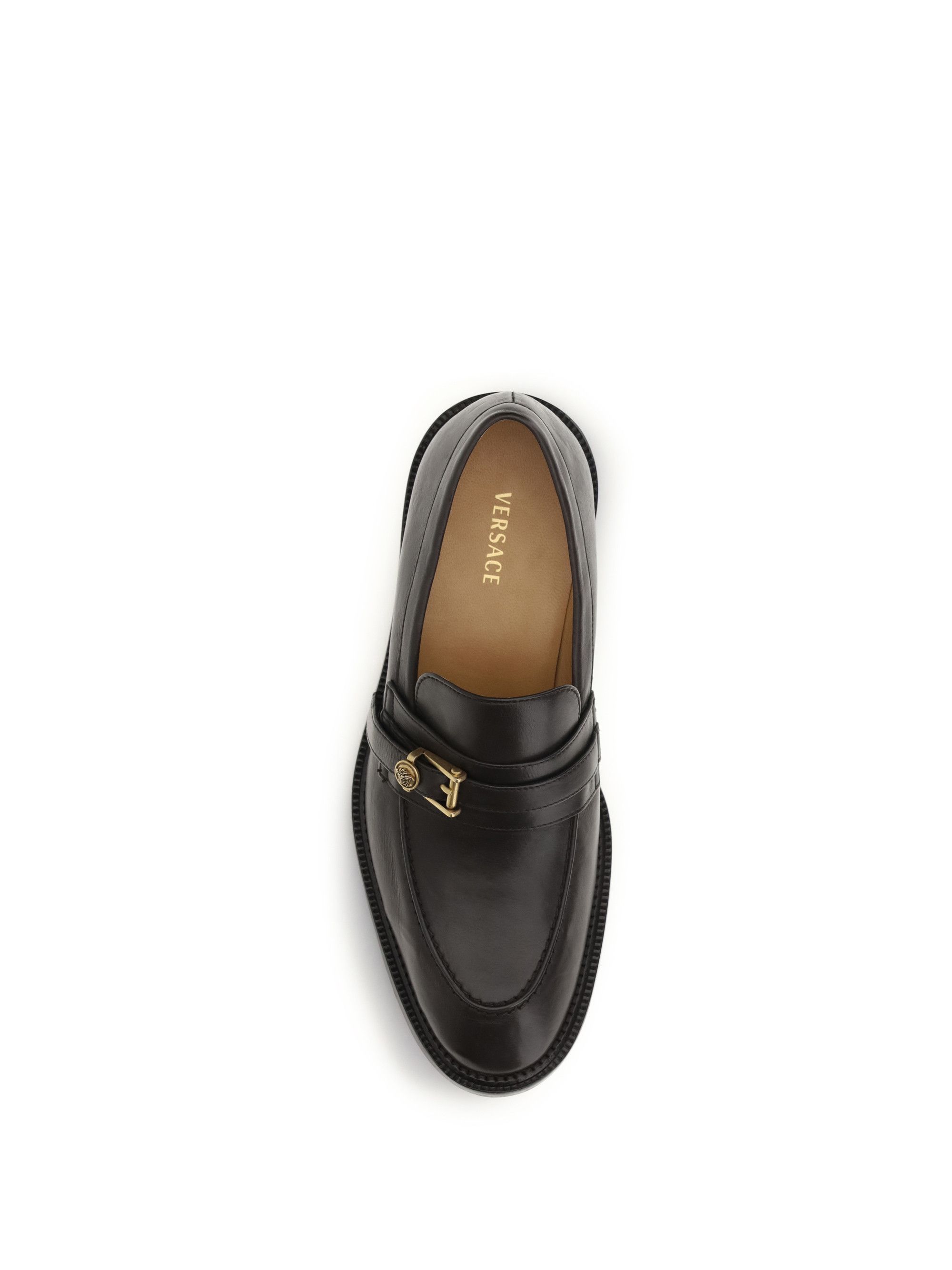Versace Leather Loafers with Medusa accessory Size US 7 / EU 40 - 4 Thumbnail