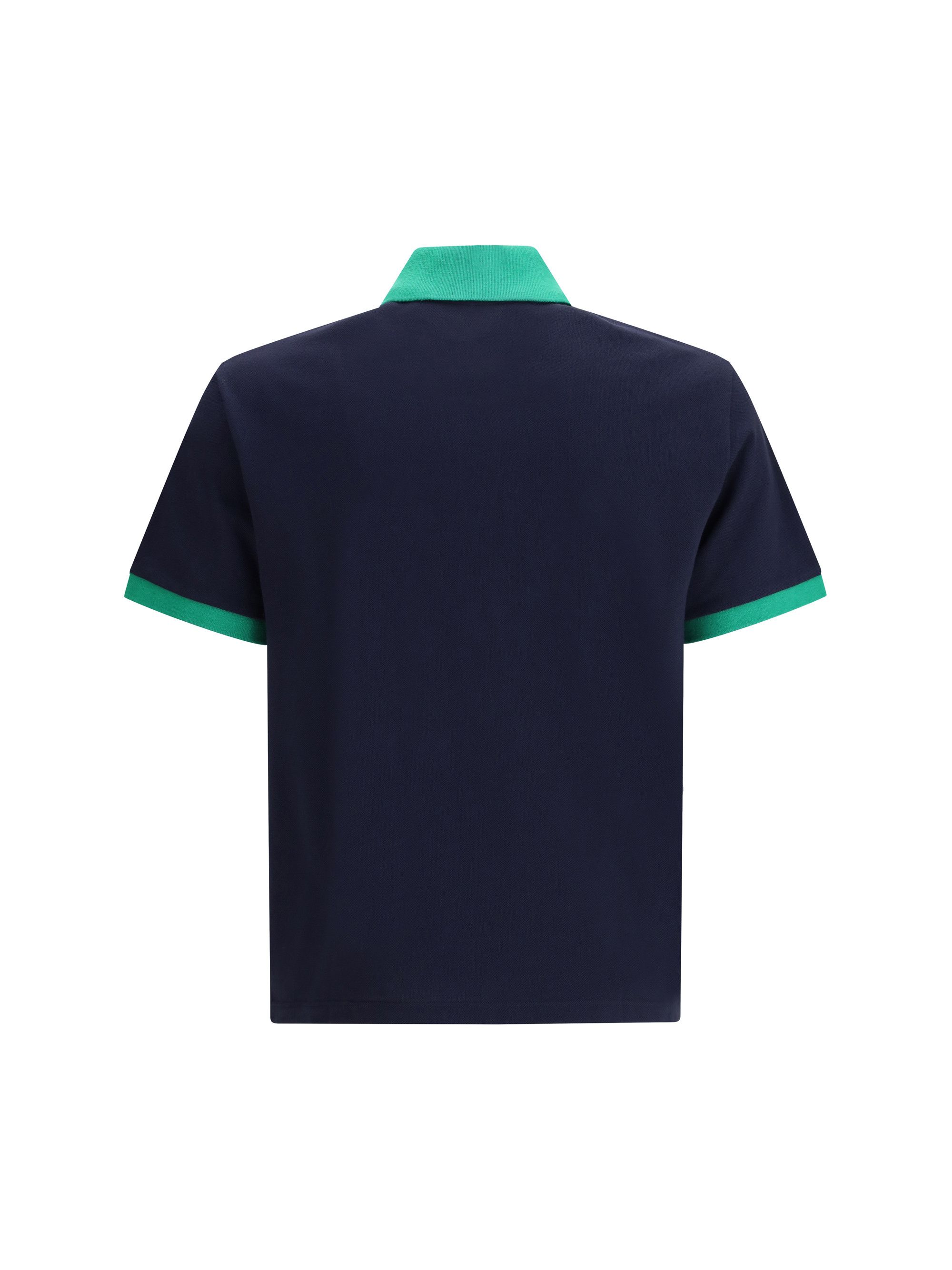 Versace Polo in cotton piqué with embroidery Size US M / EU 48-50 / 2 - 2 Thumbnail