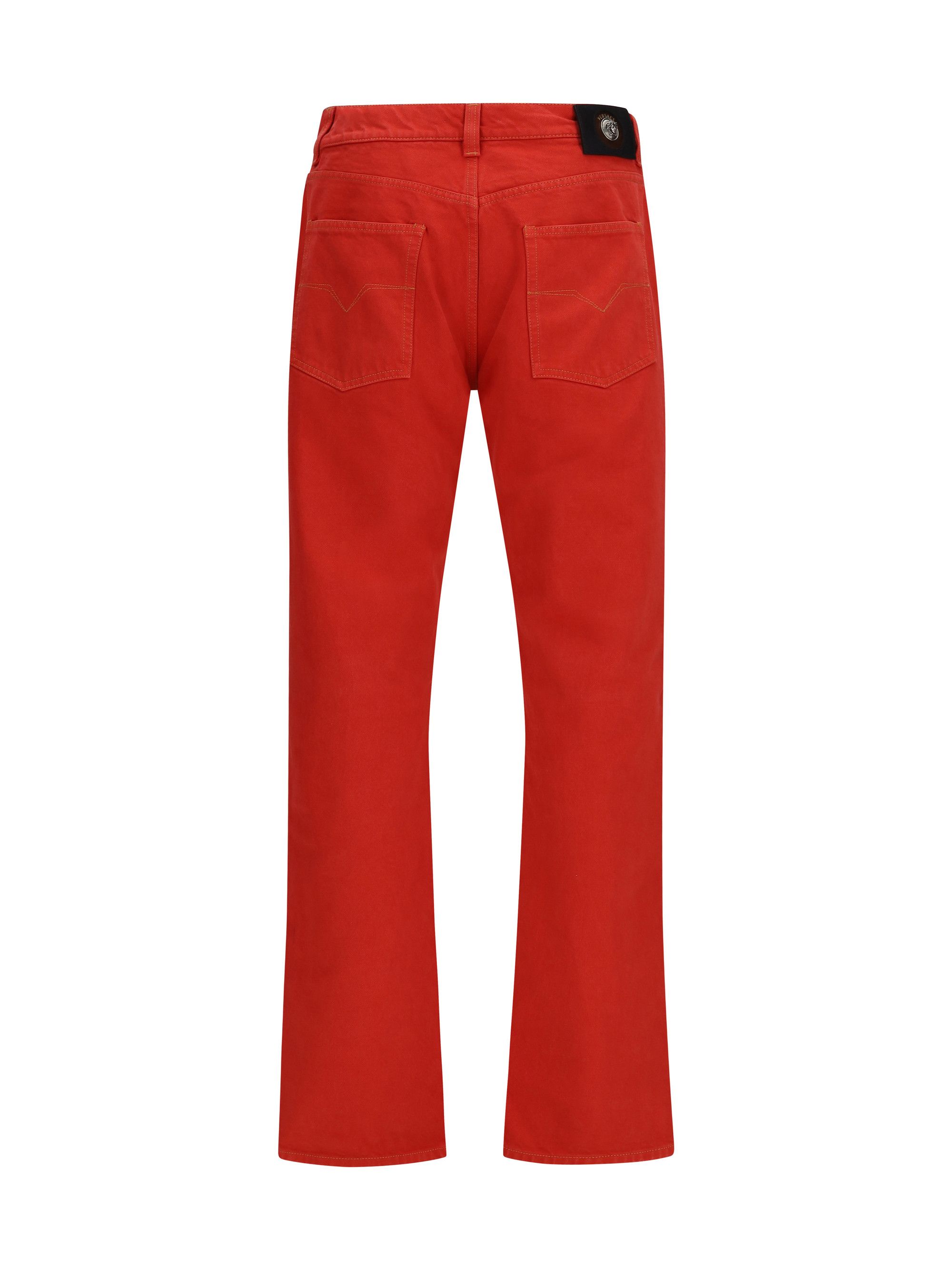Versace Straight-leg cotton denim Jeans Size US 32 / EU 48 - 2 Thumbnail