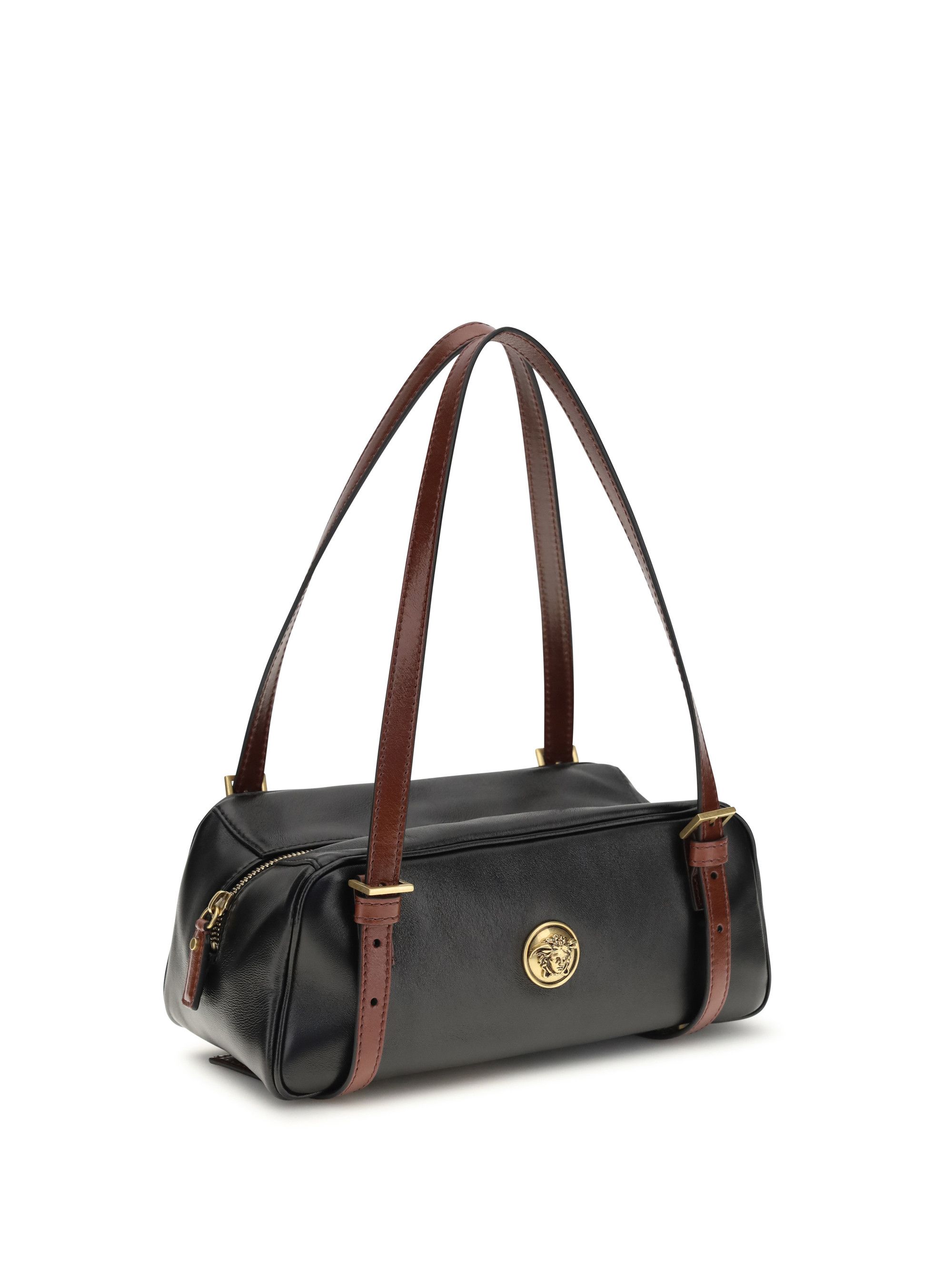 Versace Emblème bowling nappa Shoulder Bag Size ONE SIZE - 2 Thumbnail