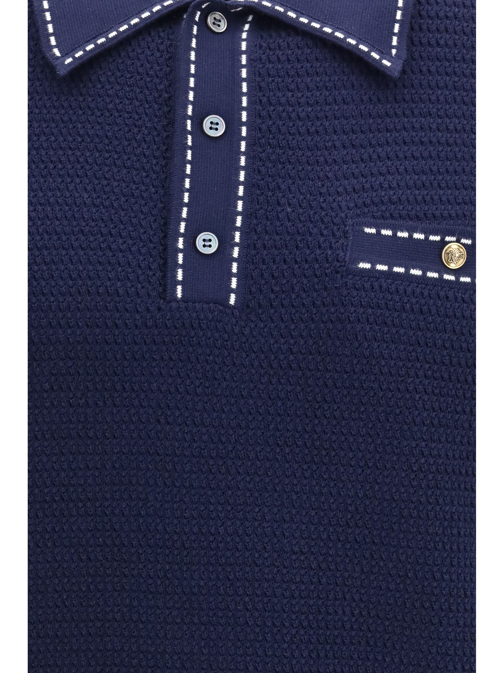Versace Cotton Polo Shirt Size US L / EU 52-54 / 3 - 3 Thumbnail
