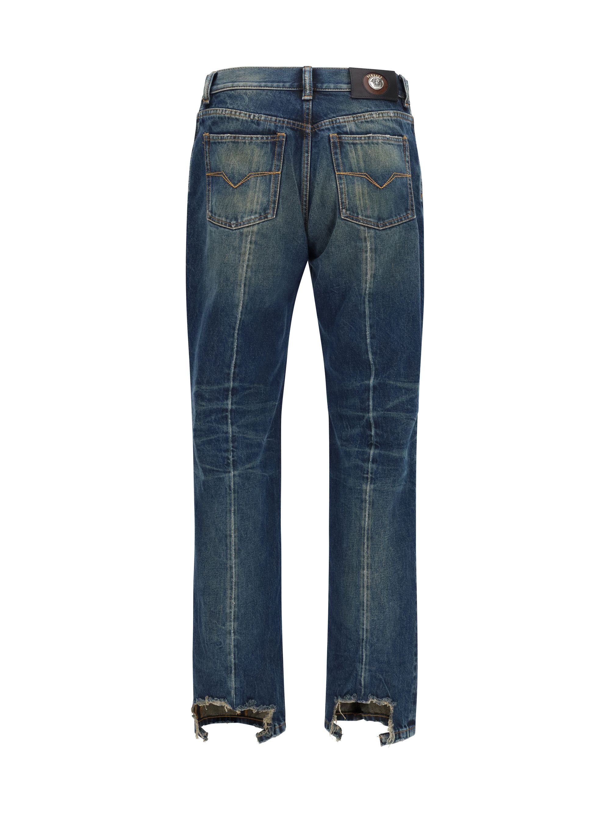 Versace Distressed straight-leg Jeans Size US 30 / EU 46 - 2 Thumbnail