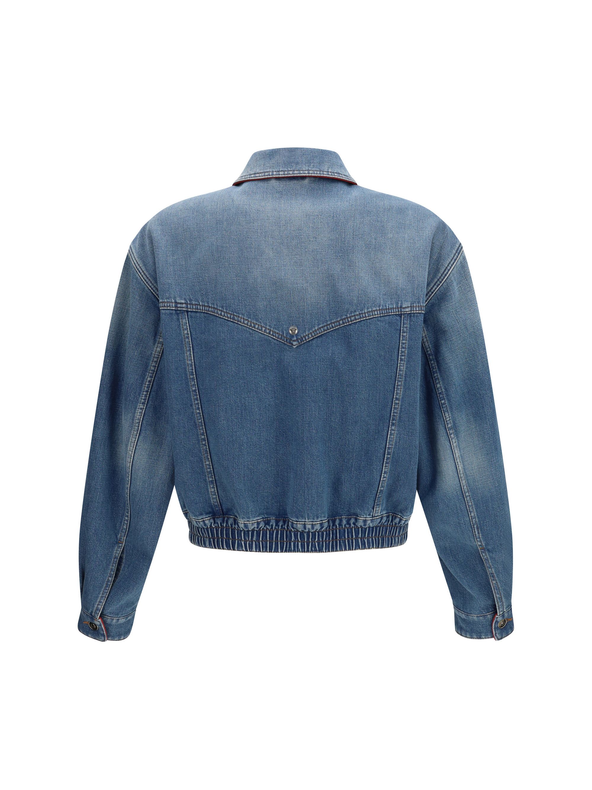 Versace Medusa cotton denim Jacket Size US M / EU 48-50 / 2 - 2 Thumbnail