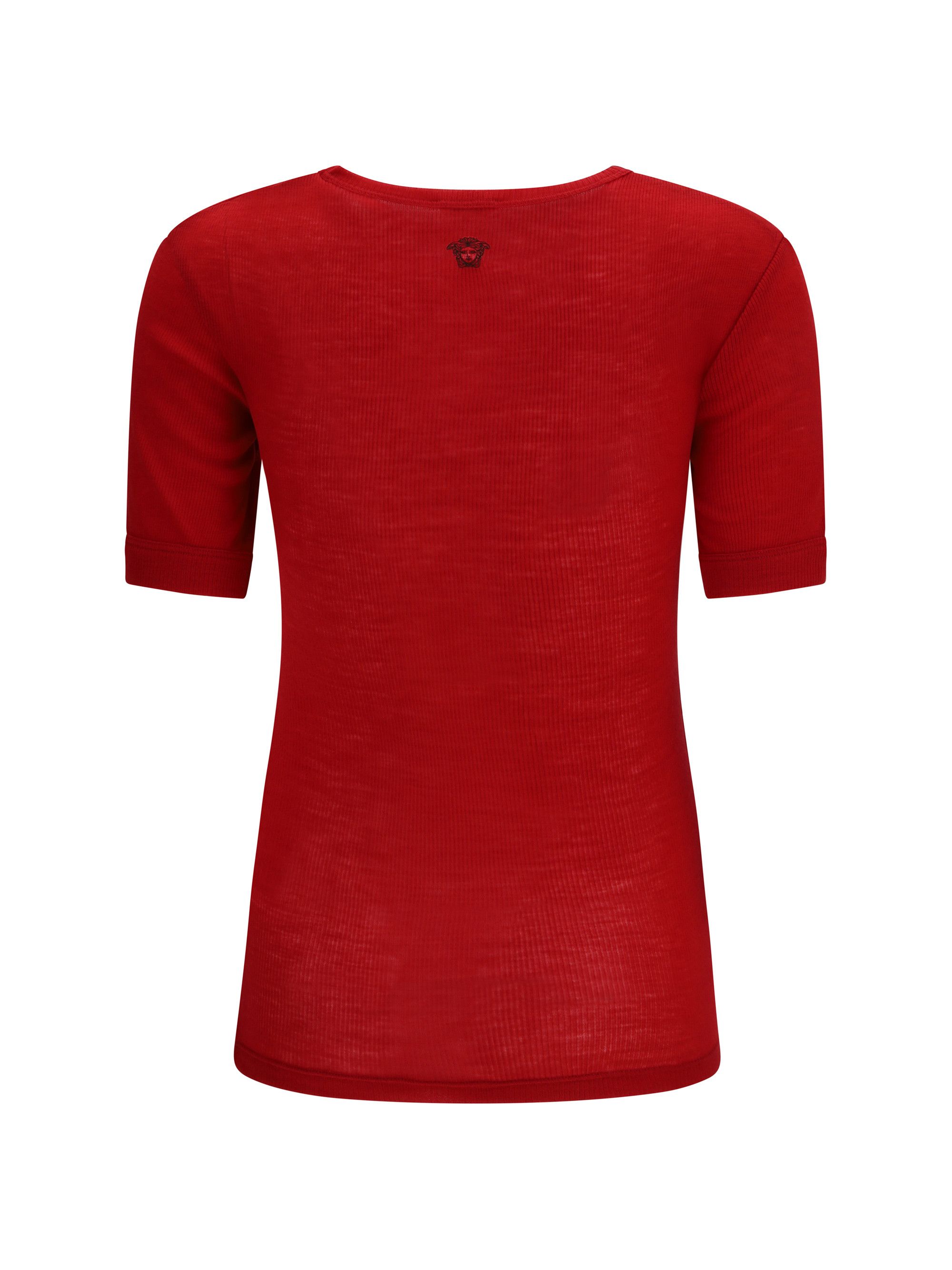 Versace Ribbed knit T-shirt Size M / US 6-8 / IT 42-44 - 2 Thumbnail