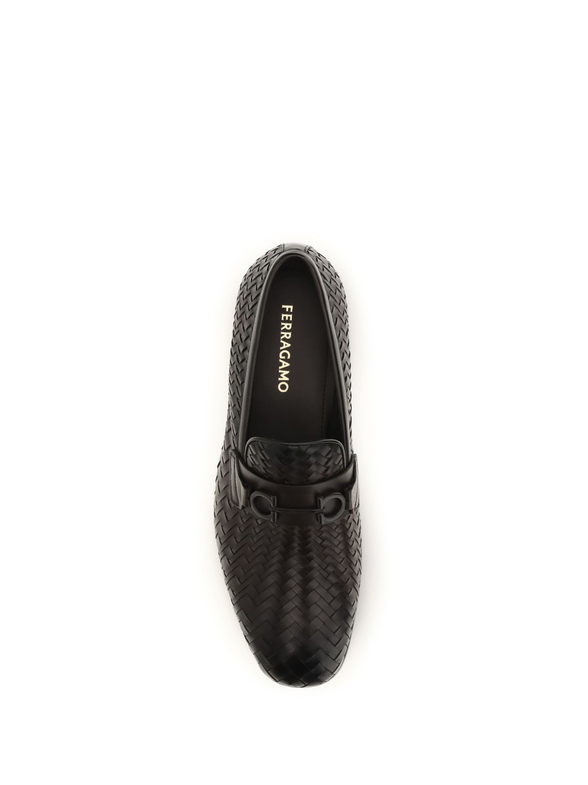 Salvatore Ferragamo Woven Gancini Loafers Size US 7.5 / EU 40-41 - 4 Thumbnail