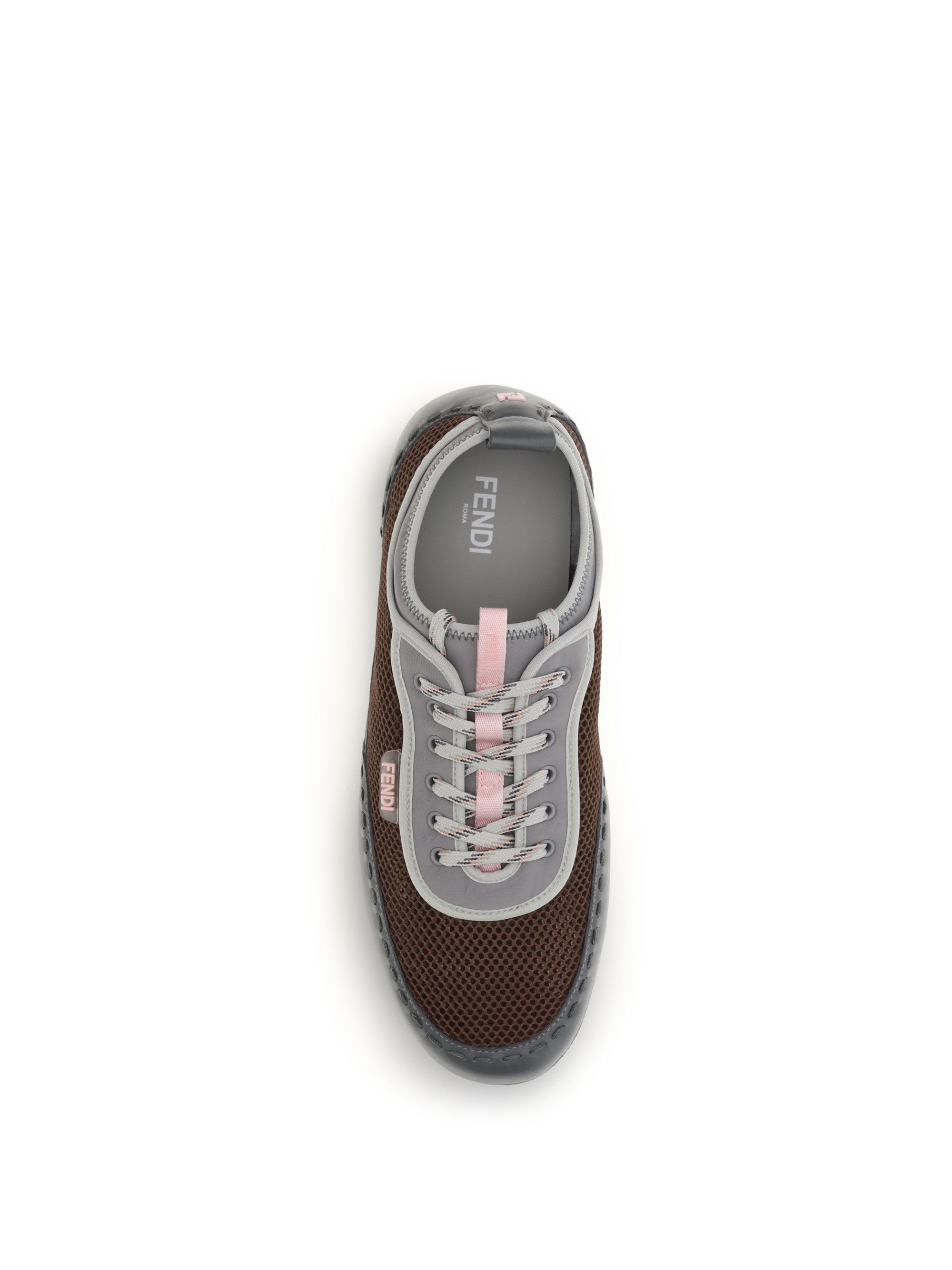 Fendi Leather and mesh Sneakers by Fendi Size US 9.5 / EU 42-43 - 4 Thumbnail