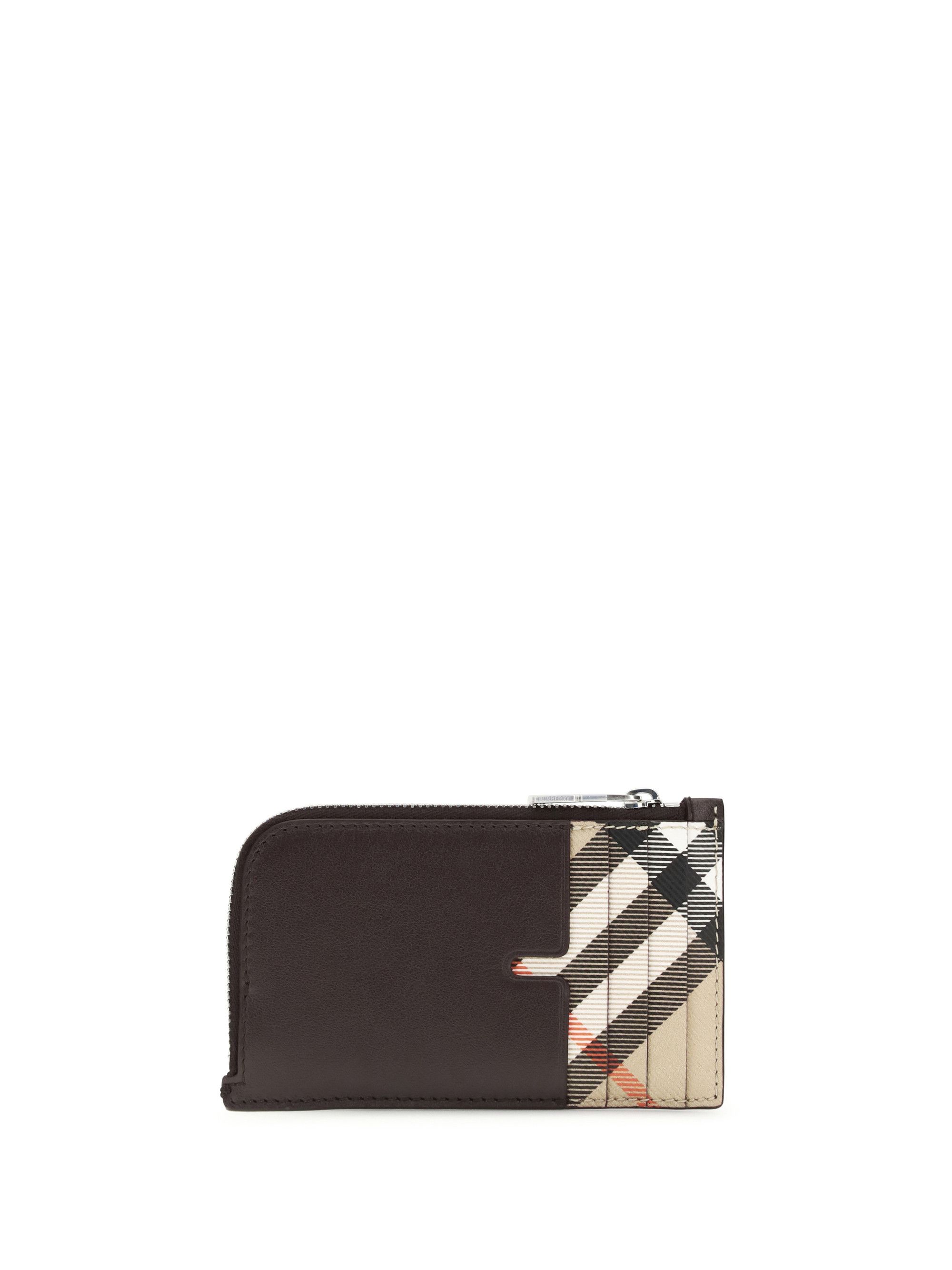 Burberry Check zipped Card Holder Size ONE SIZE - 2 Thumbnail