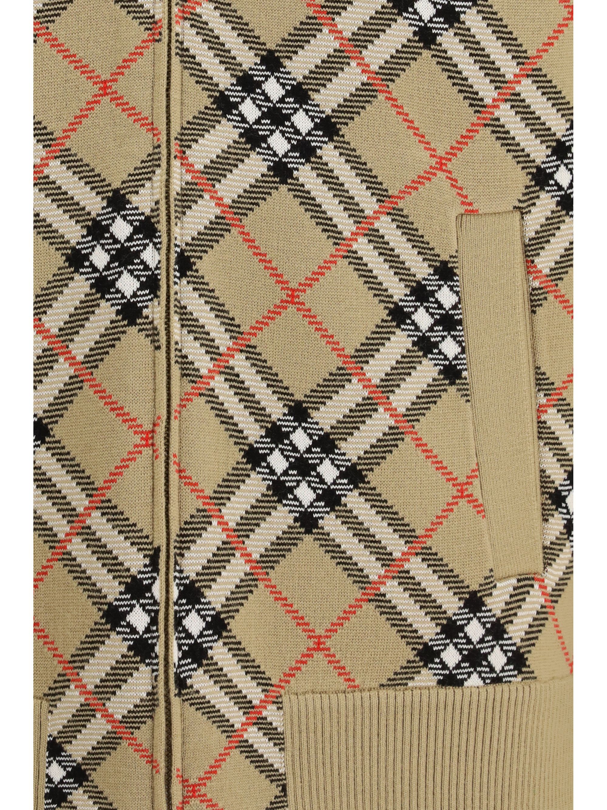 Burberry Vintage Check zip Cardigan Size US L / EU 52-54 / 3 - 3 Thumbnail