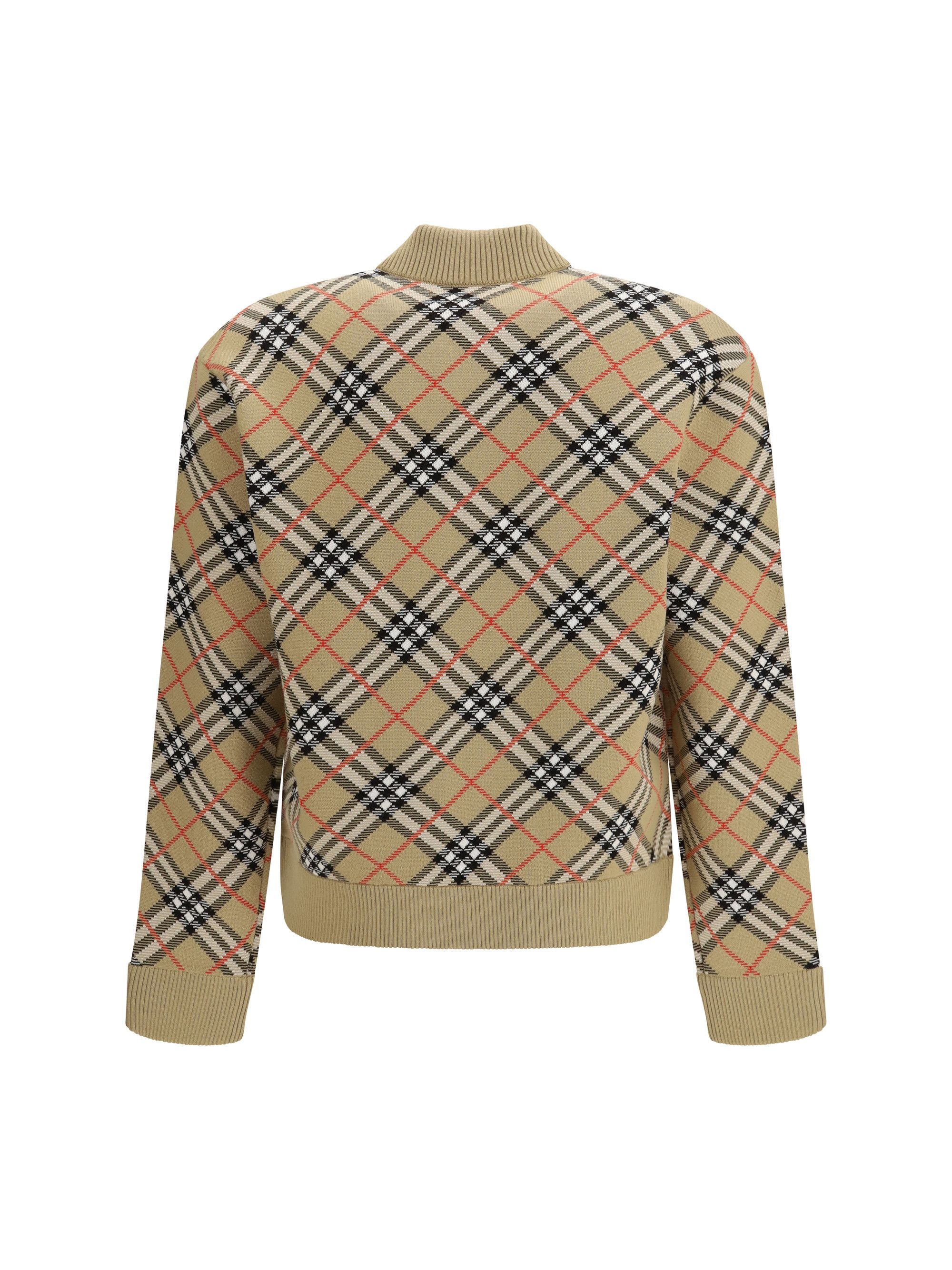 Burberry Vintage Check zip Cardigan Size US L / EU 52-54 / 3 - 2 Thumbnail