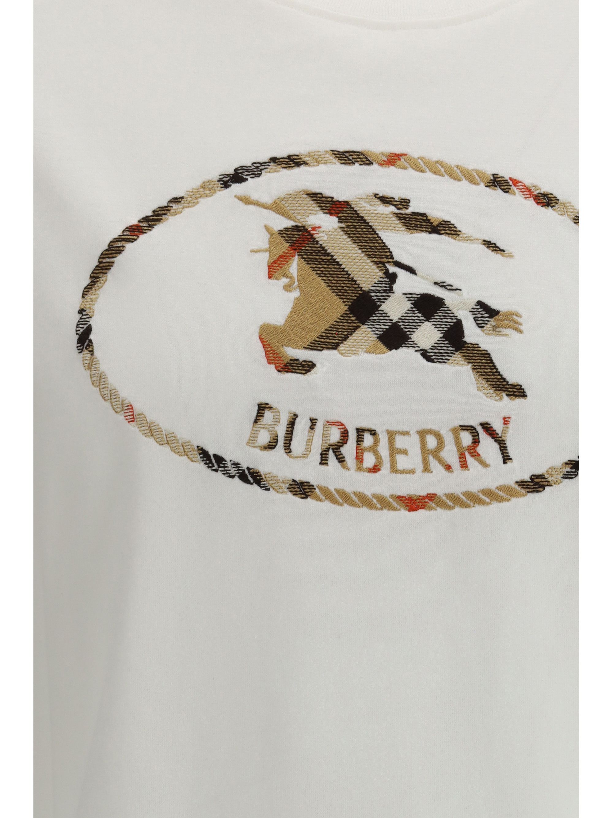 Burberry Embroidered logo T-shirt Size US L / EU 52-54 / 3 - 3 Thumbnail