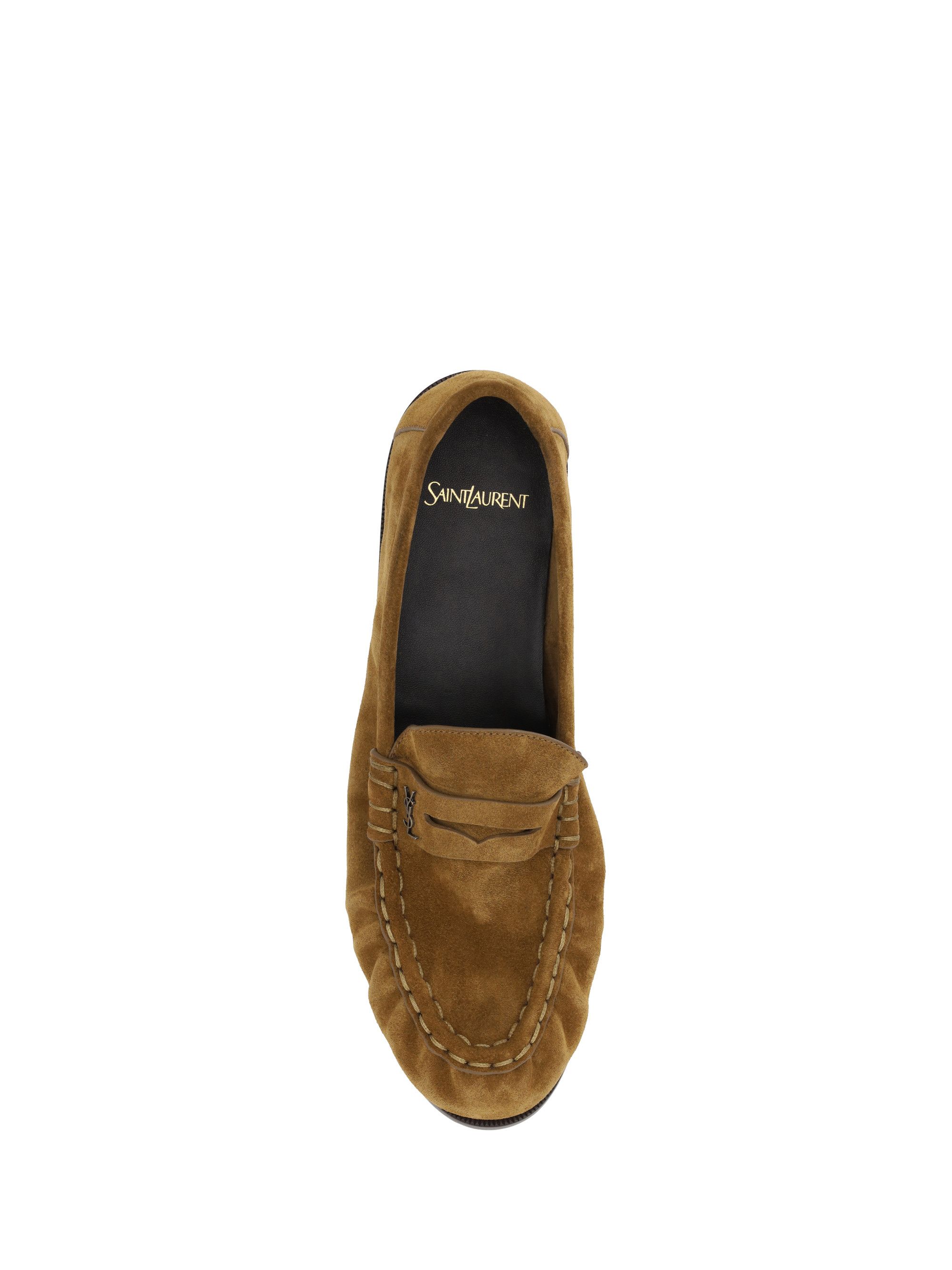 Saint Laurent Paris Le Loafer suede Loafers Size US 10.5 / EU 43-44 - 4 Thumbnail