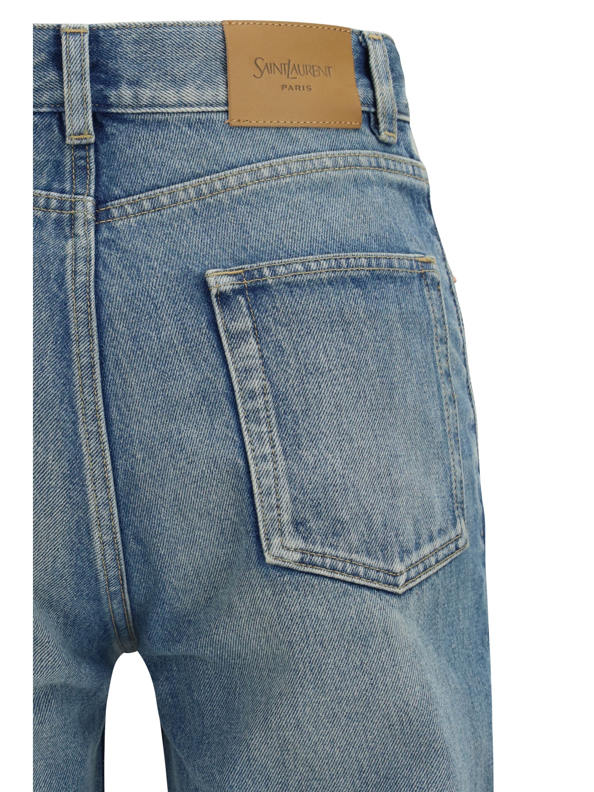 Saint Laurent Paris Logo-motif Jeans S Pants Size 27" / US 4 / IT 40 - 3 Thumbnail