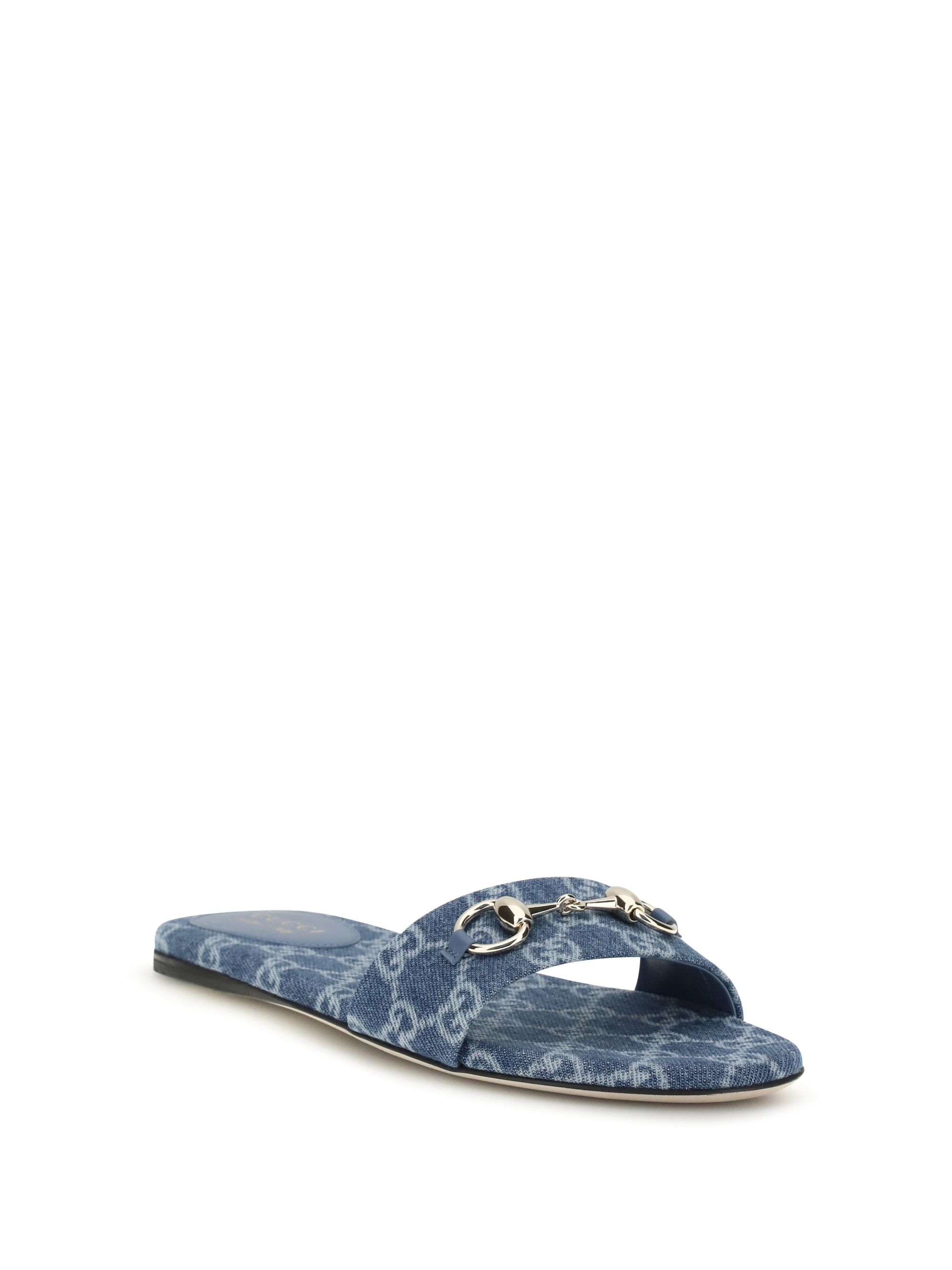 Gucci GG denim slider Sandals Size US 6 / IT 36 - 2 Thumbnail