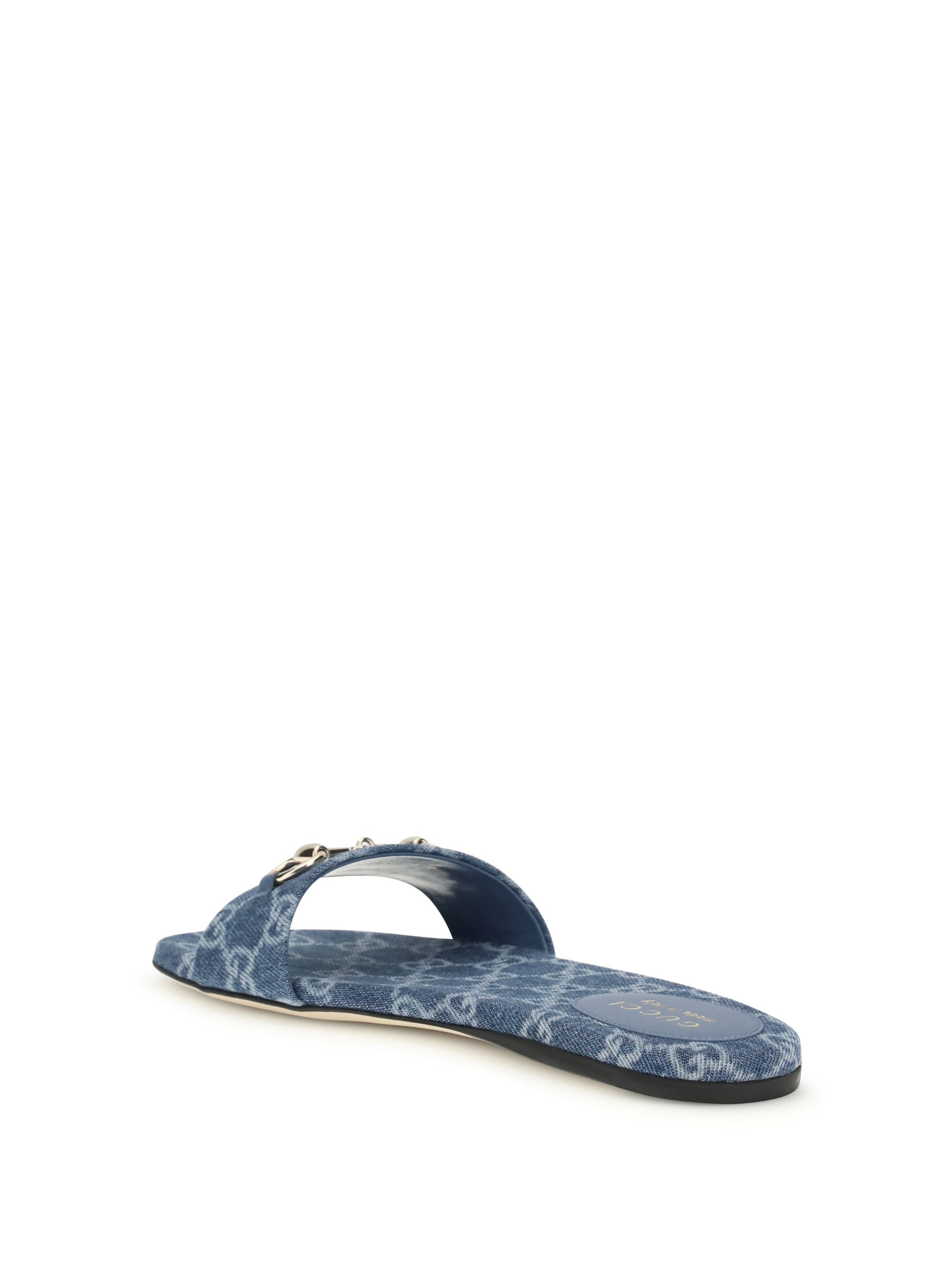 Gucci GG denim slider Sandals Size US 6 / IT 36 - 3 Thumbnail