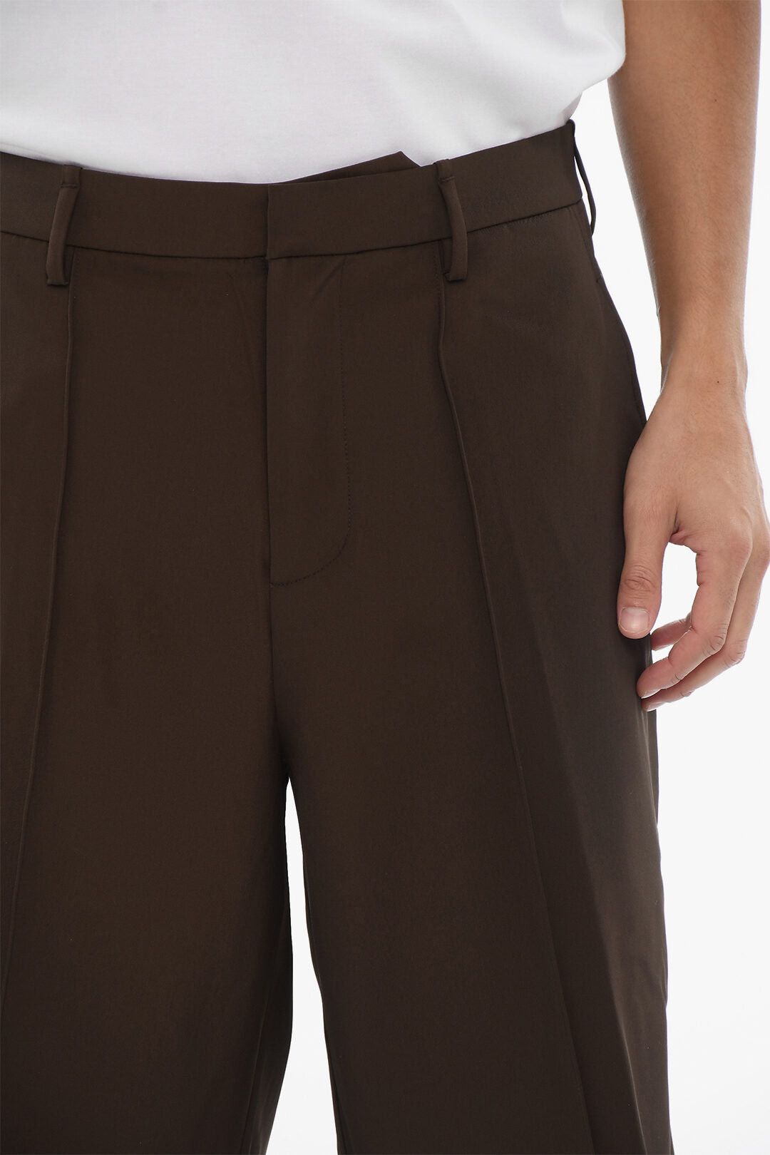 Neil Barrett Straight-Fit Solid-Color Bermudas Size US 31 - 2 Thumbnail